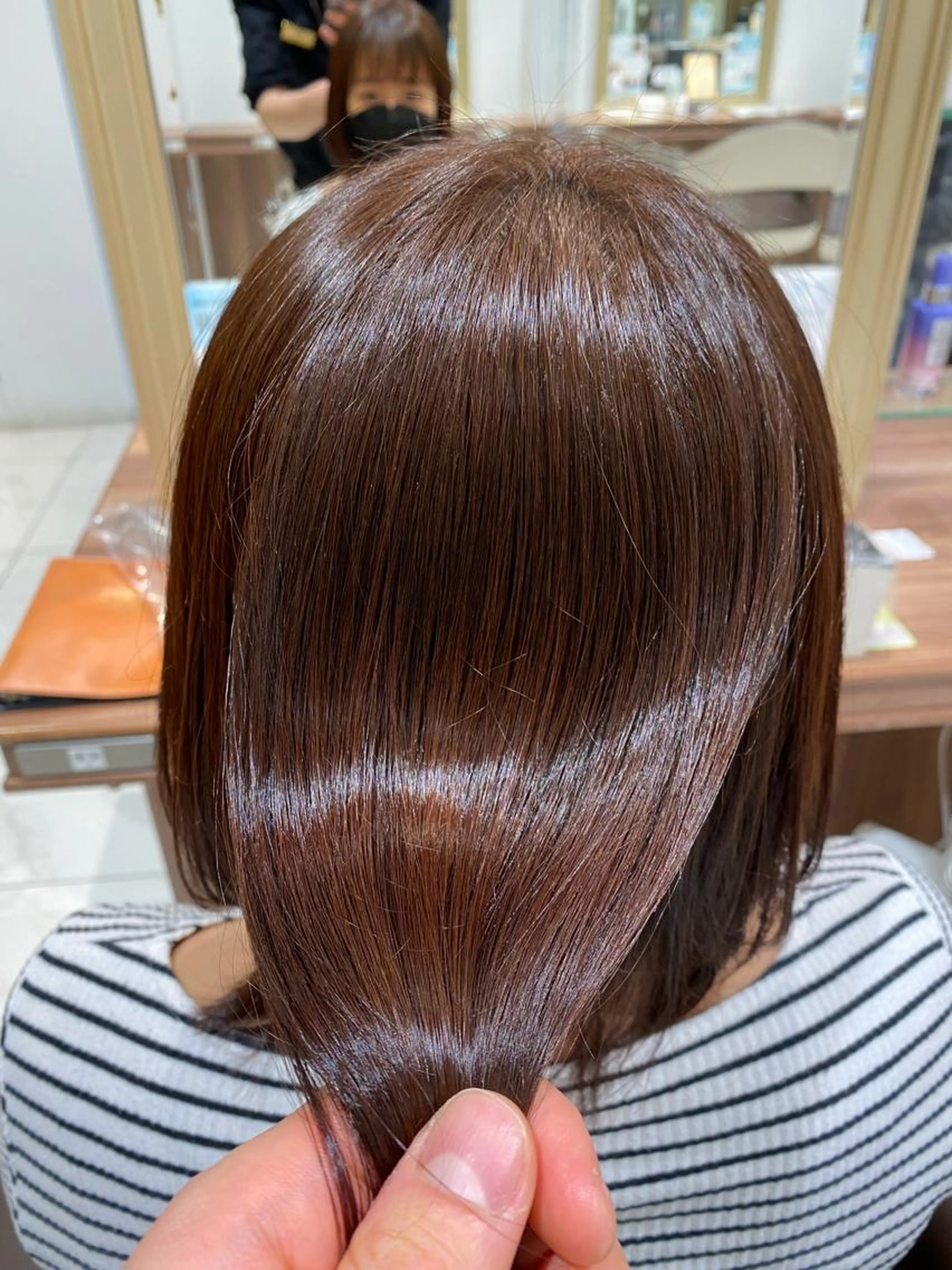 【ベーシックコース】🌈✨カット➕プレミアム縮毛矯正＋トリートメント🫧🫧🫧の写真