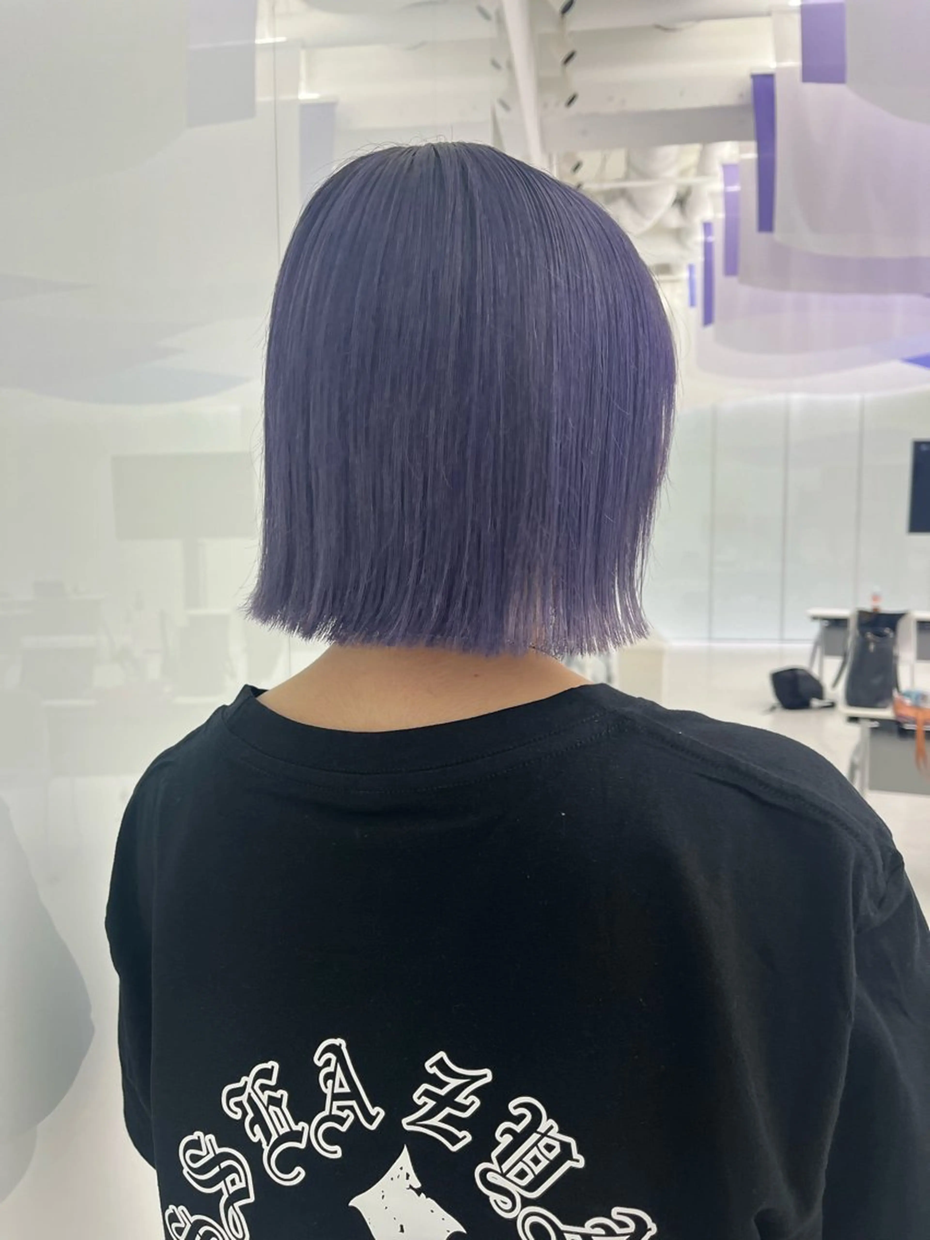 ショート ヘアカラー トリートメント 💫ハイトーンボブ/ HARU💫のヘアスタイル