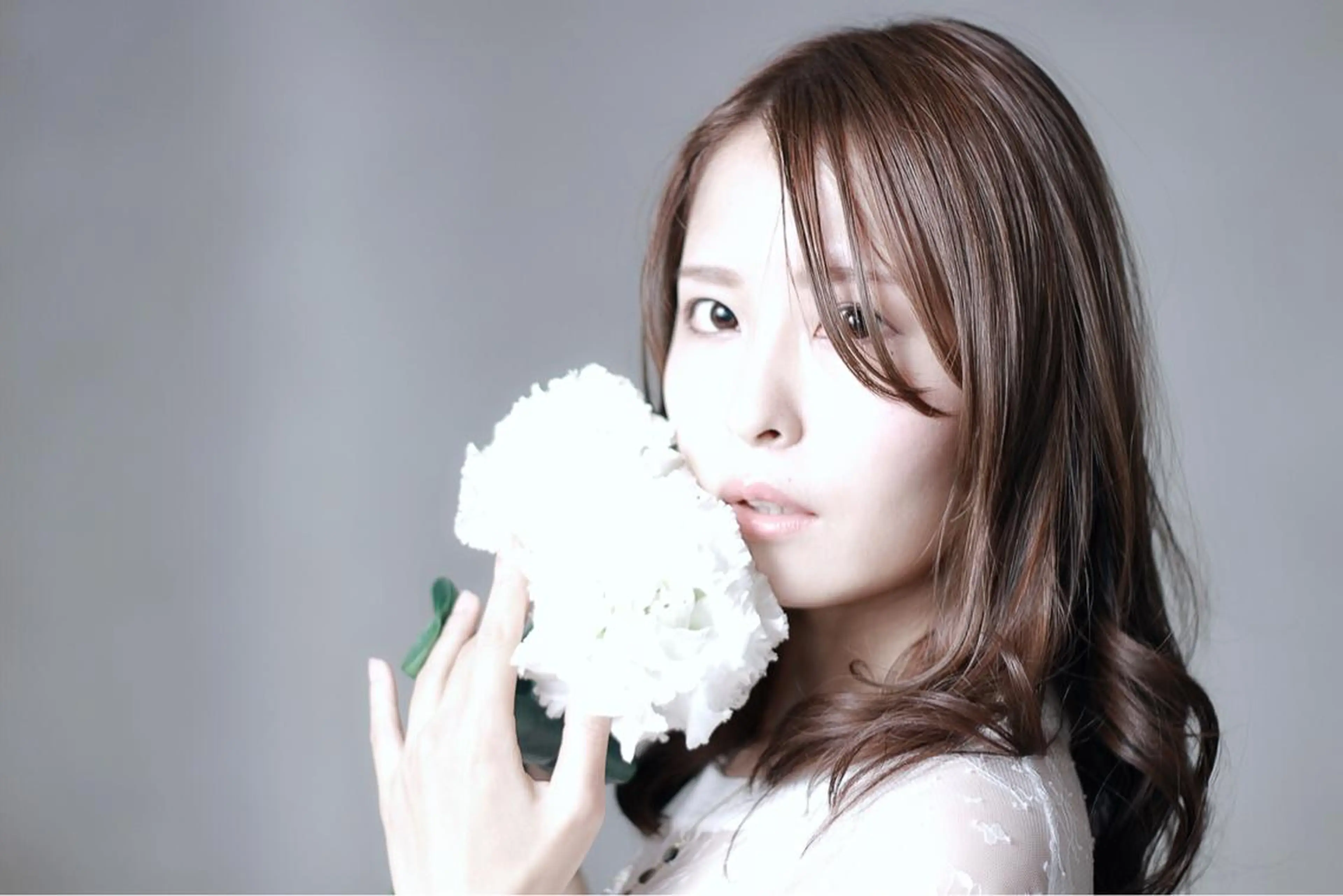 ミディアム セミロング カラー パーマ 川間 将彦のヘアスタイル