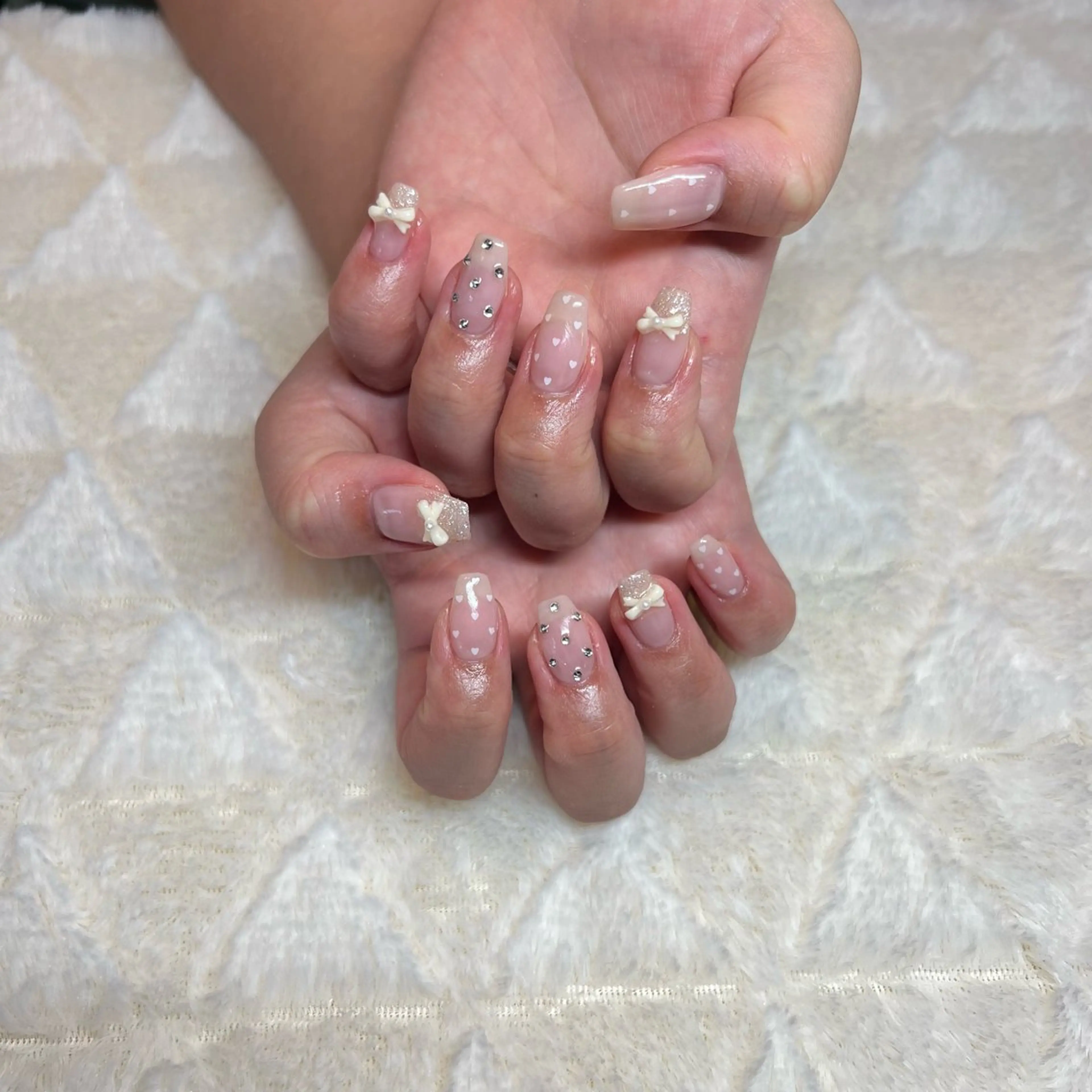 ネイル ハンドネイル 韓国🩶Y2Kネイル 💫くれはのネイルデザイン