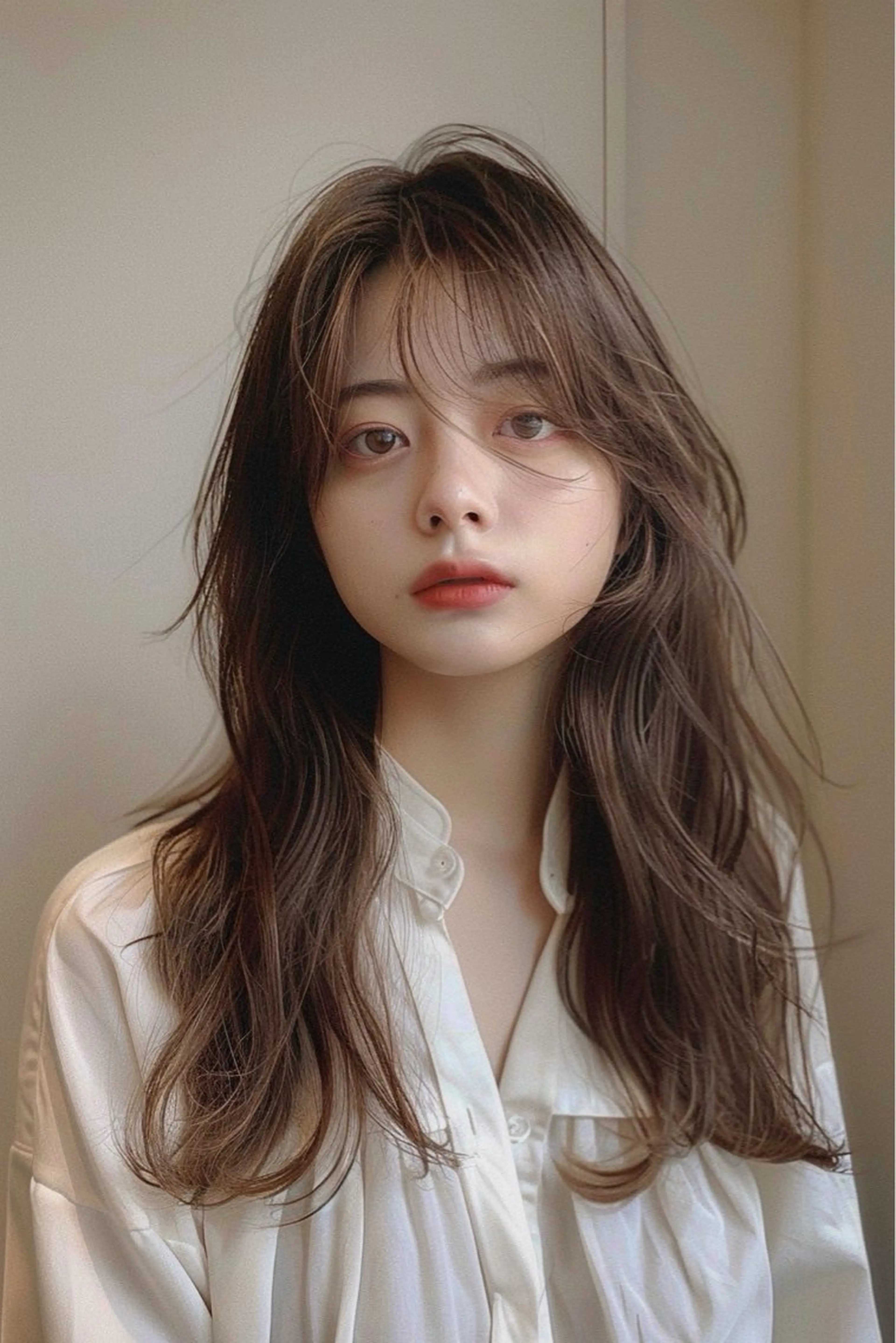 ロング カラー カット ヘアカラー トリートメント 最新ケアカラー 髪質改善YUTOのヘアスタイル