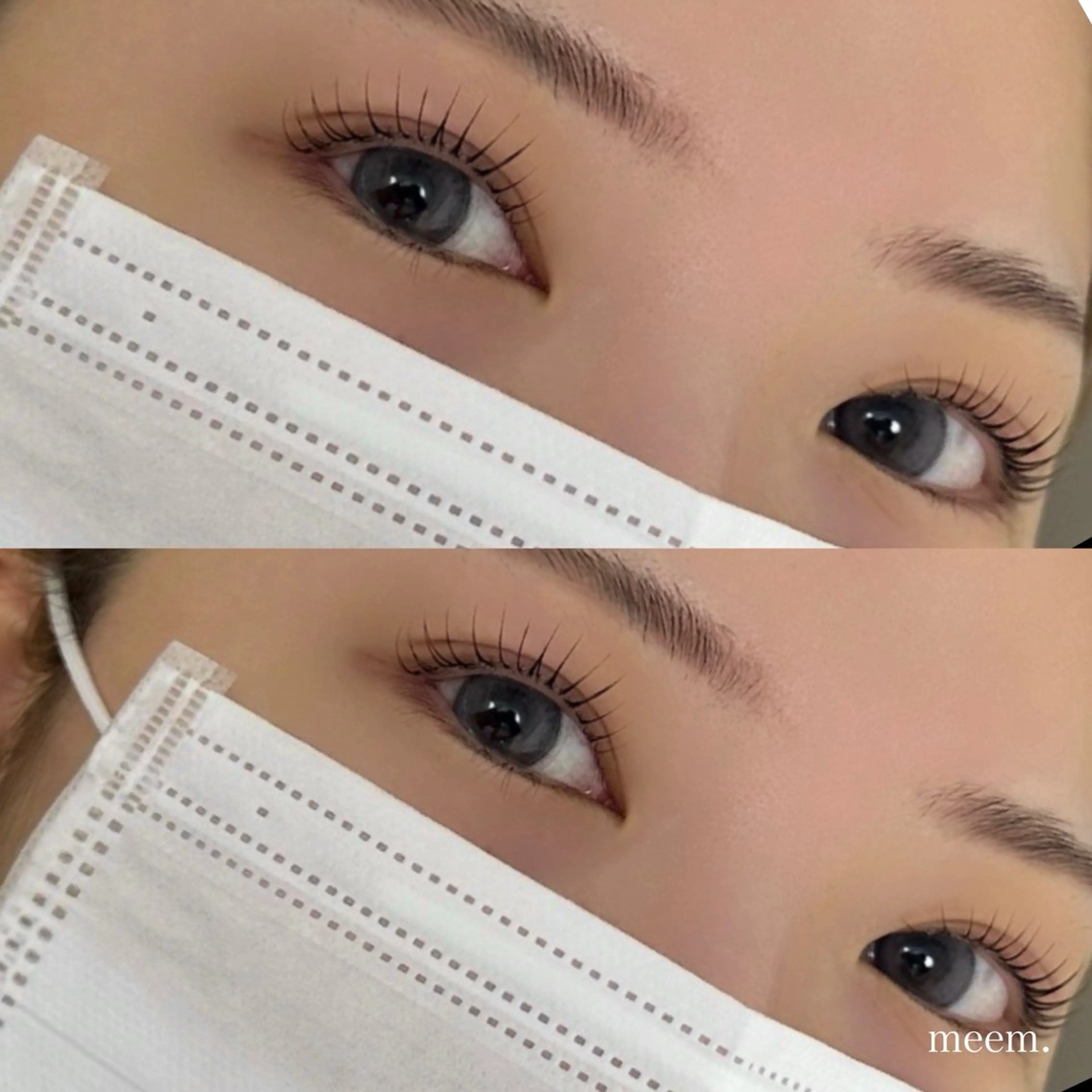 【まつげパーマ/ラッシュリフト】カール,ストレート,メーテル,パリジェンヌなど似合わせデザイン👗✨コーティング仕上げの写真