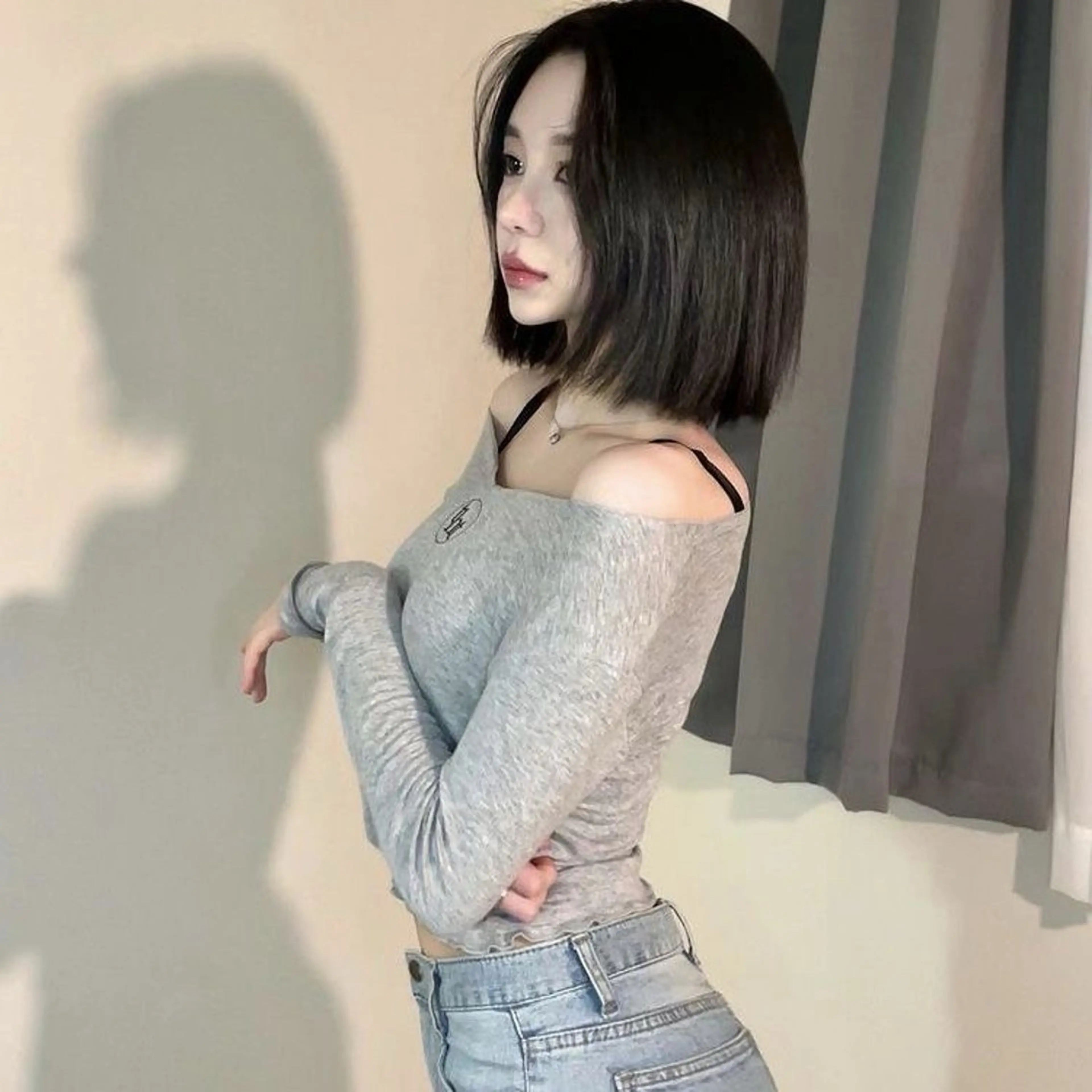 ミディアム カラー カット トリートメント ワンホンヘア ケラチン/Kaitoのヘアスタイル