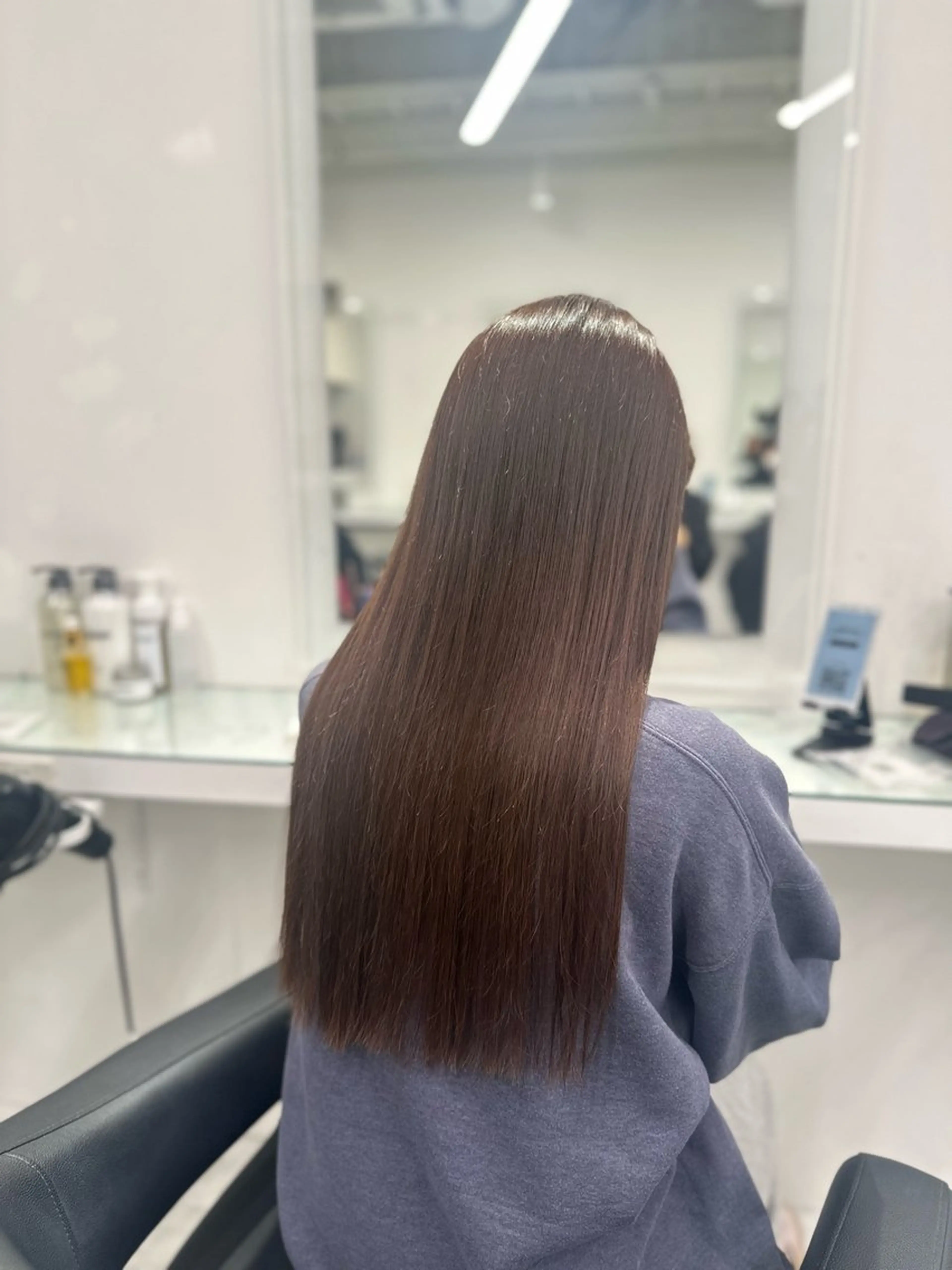 ロング カット ヘアカラー トリートメント 💖ベージュ💖 MEARIのヘアスタイル