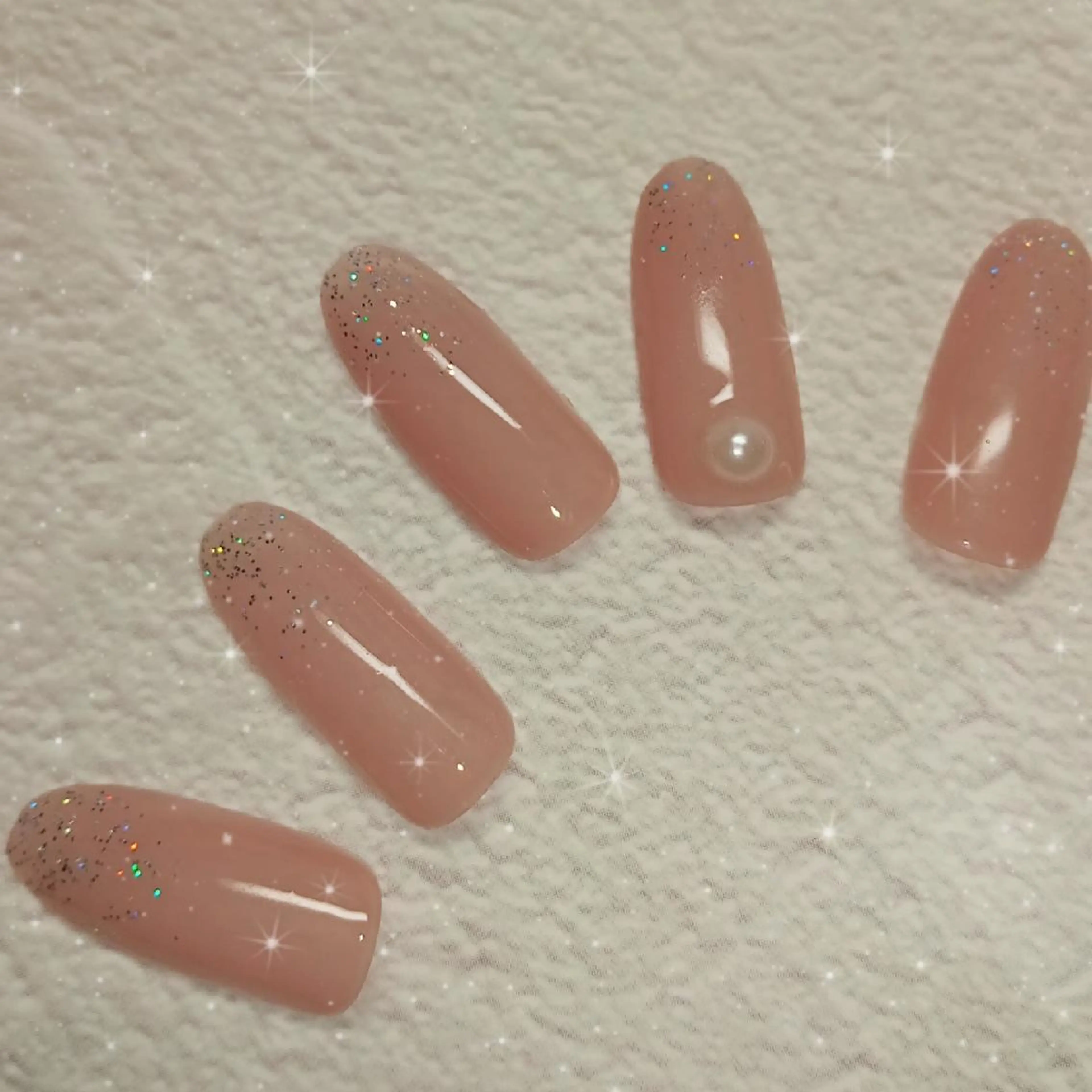 ネイル ハート キラキラネイル マグネットネイル ビー玉ネイル マットネイル flure de neige yukiのネイルデザイン