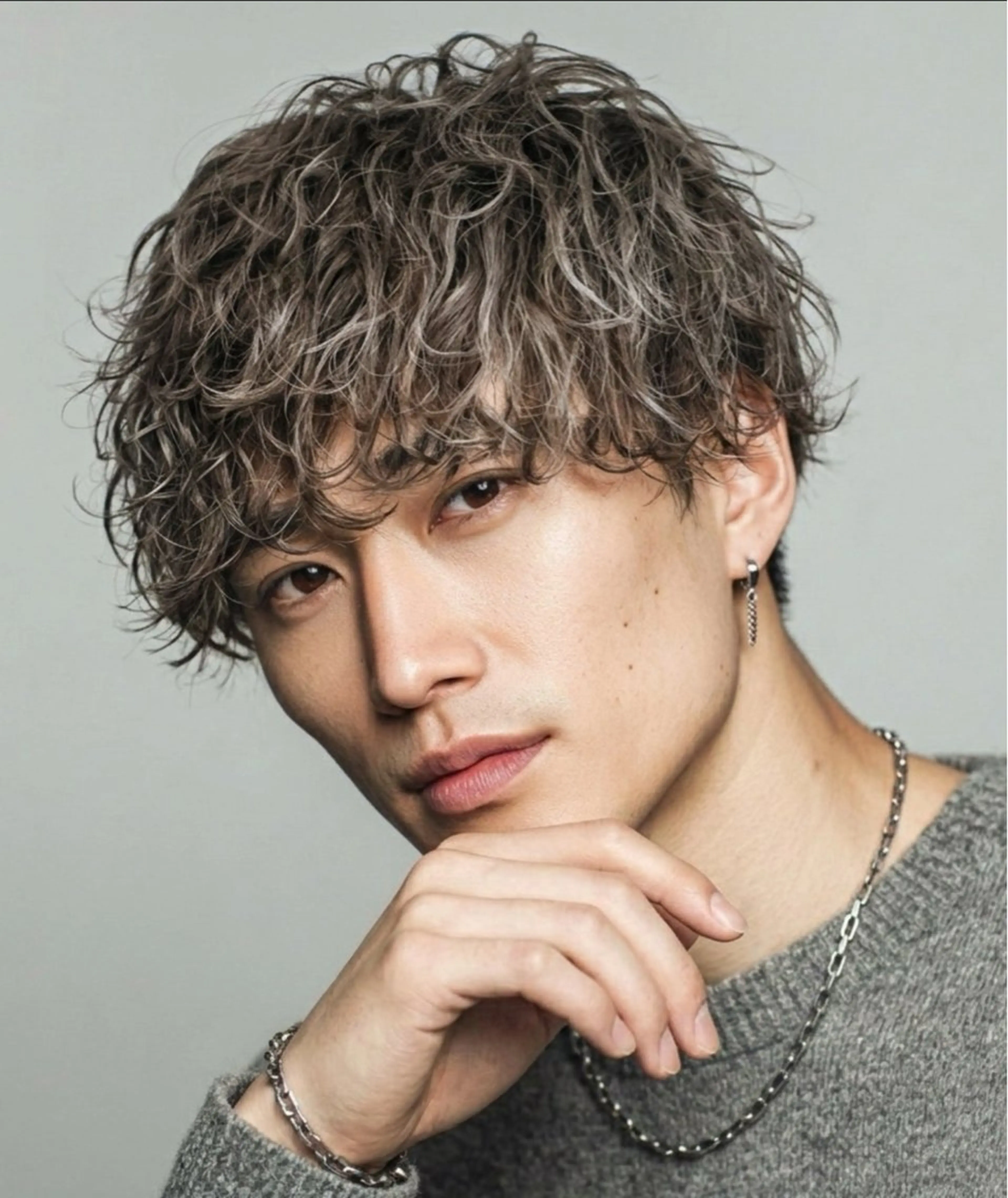 【朝ラク】ツイストスパイラルパーマ＋メンズカットの写真