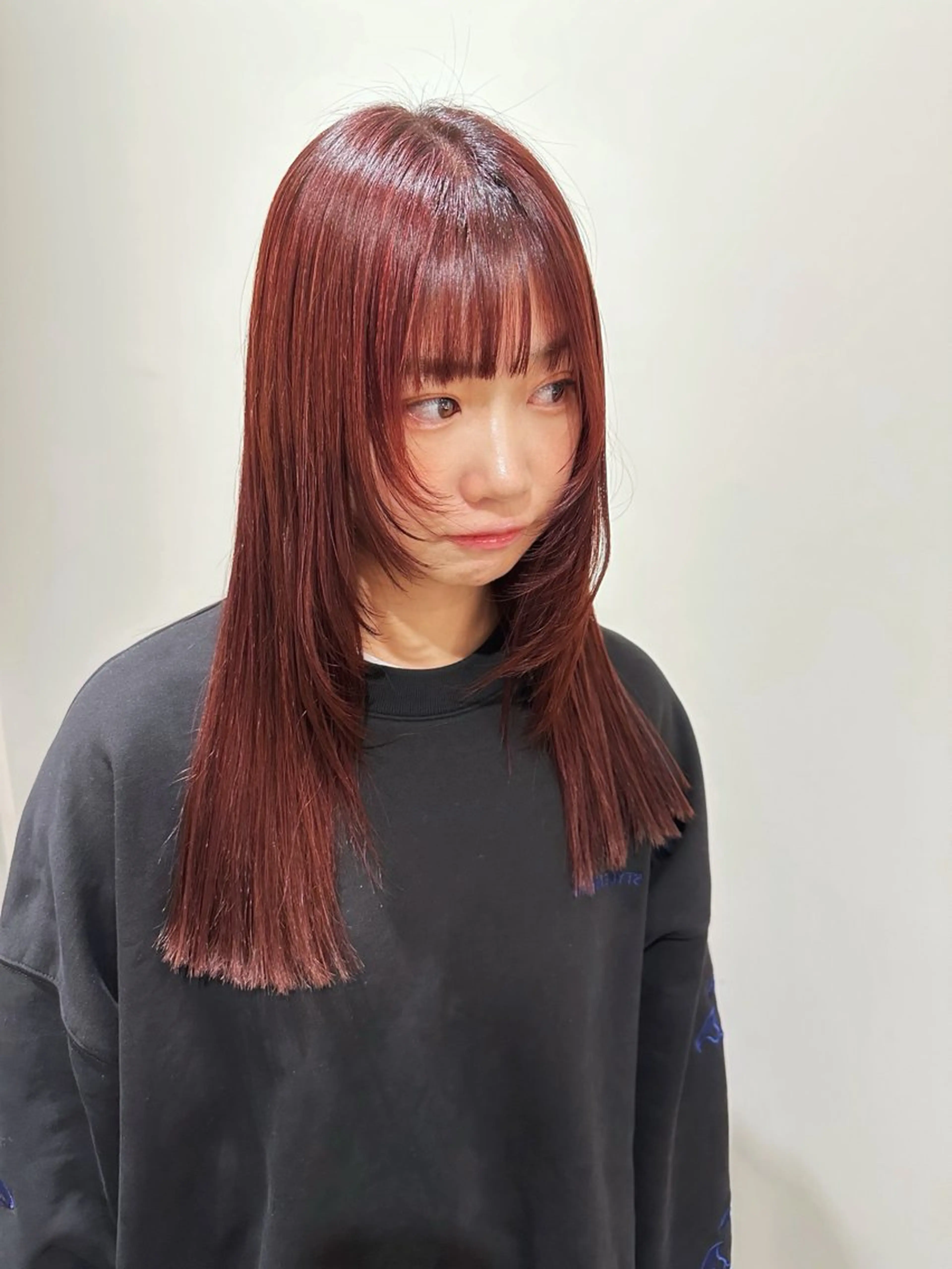 ロング カラー カット ヘアカラー トリートメント hibiki/セット /透明感カラーのヘアスタイル