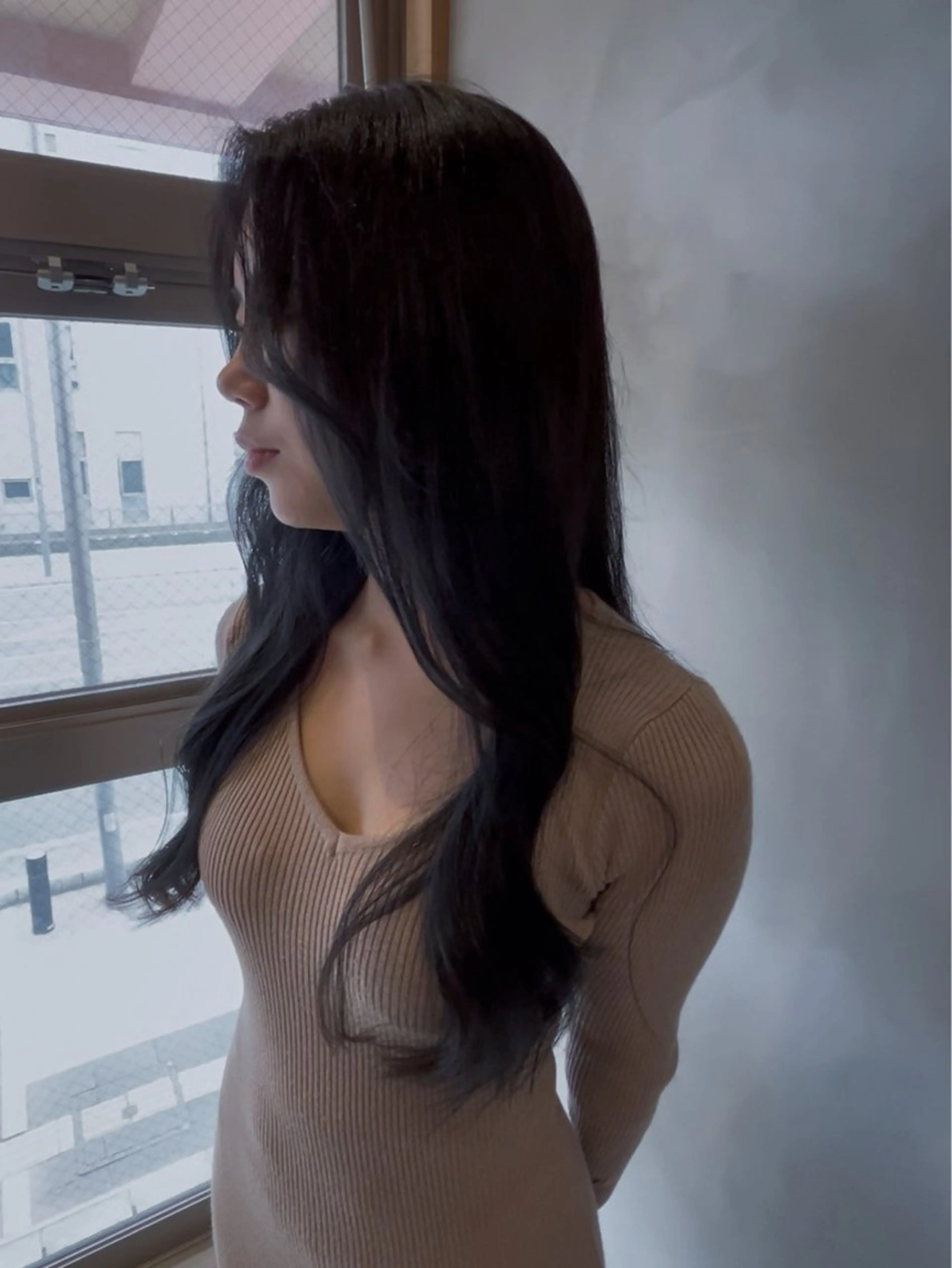 ロング 透明感カラー /ブリーチ/髪質改善のヘアスタイル