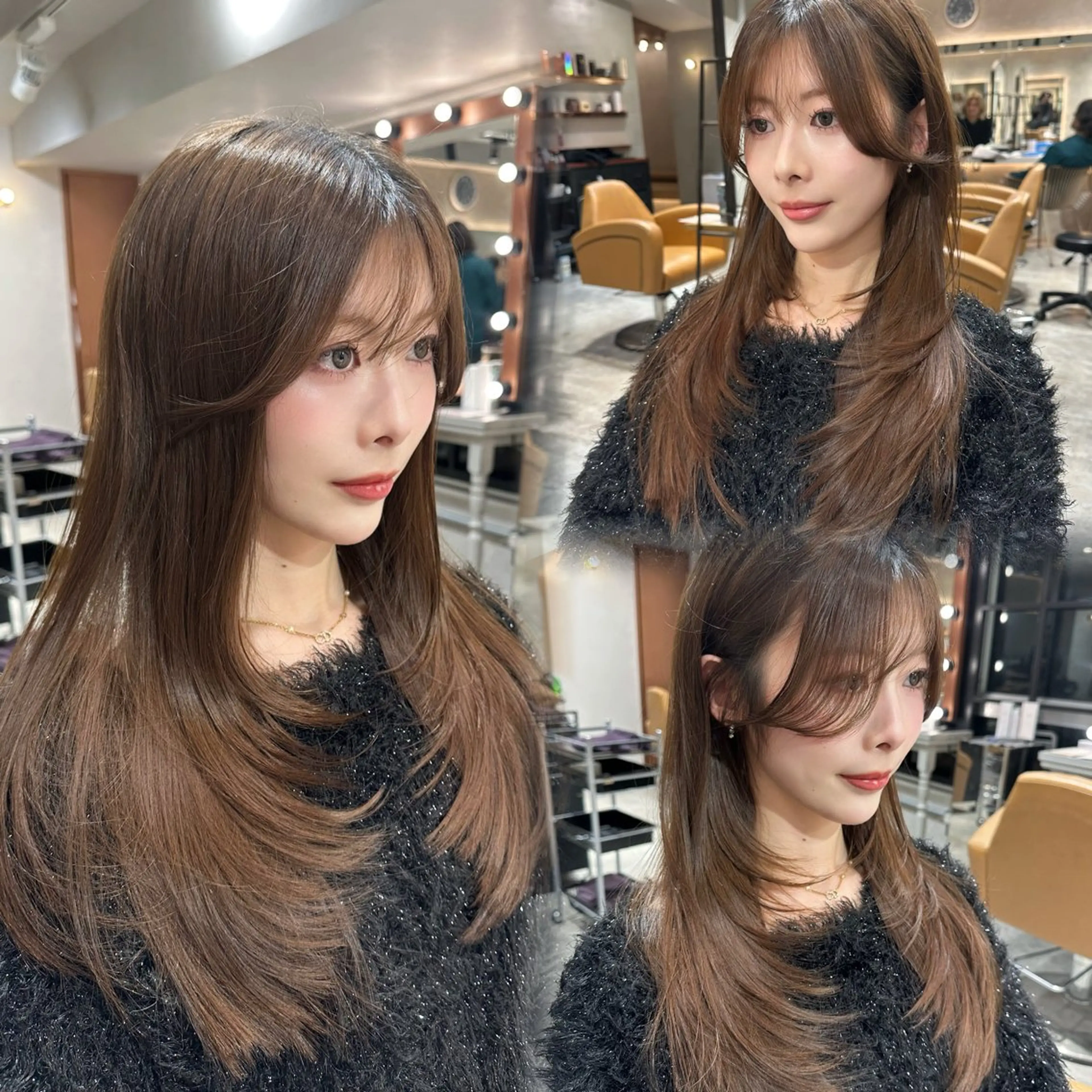 ミディアムレイヤーカット🔅+スチーム内部補修トリートメント✨【ReFaヴィーナ付き🫧】の写真