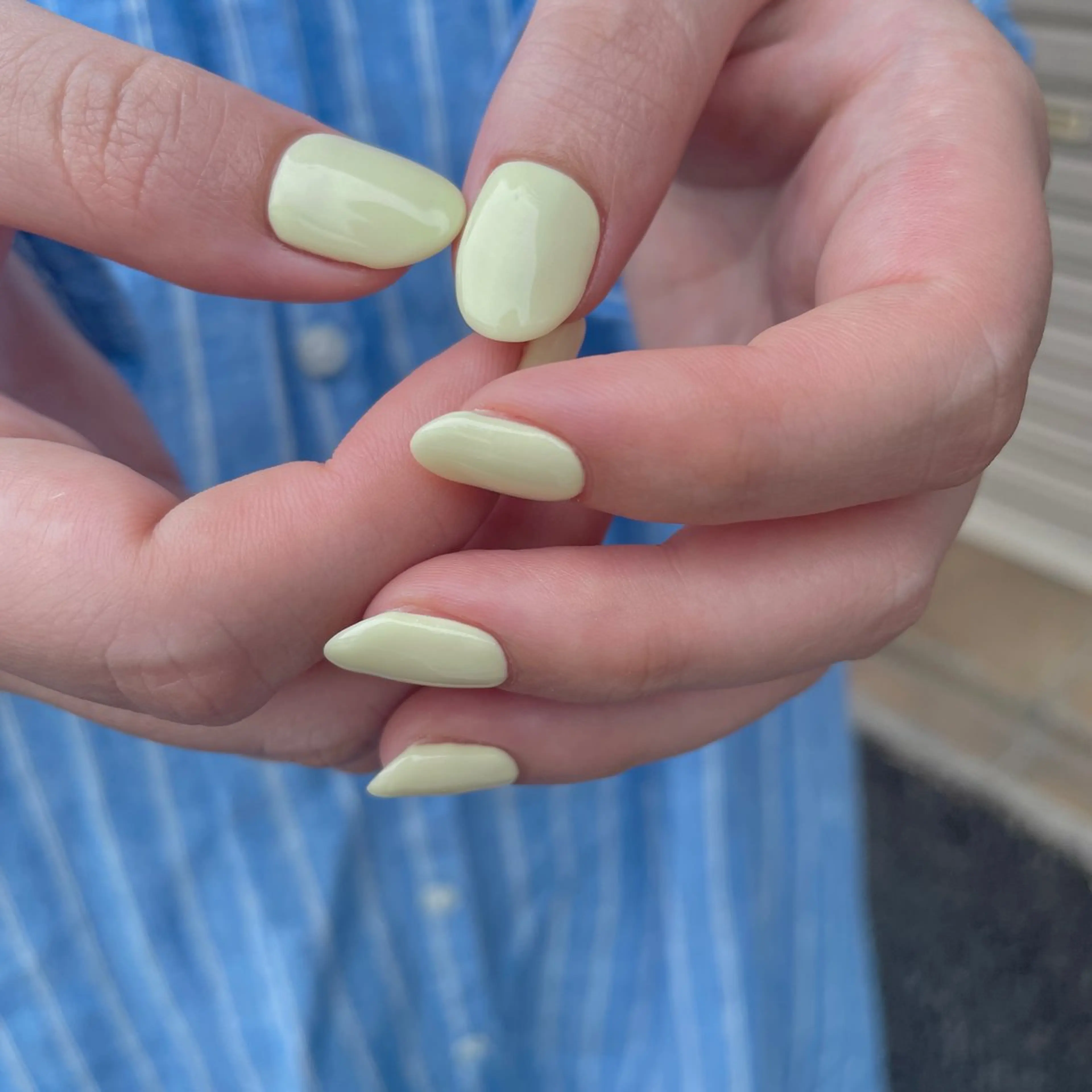 ネイル カジュアル オフィスネイル ワンカラーネイル ショートネイル シンプルネイル ハンドネイル acs.n所属・ネイル，耳つぼ 風間すみれのその他イメージ