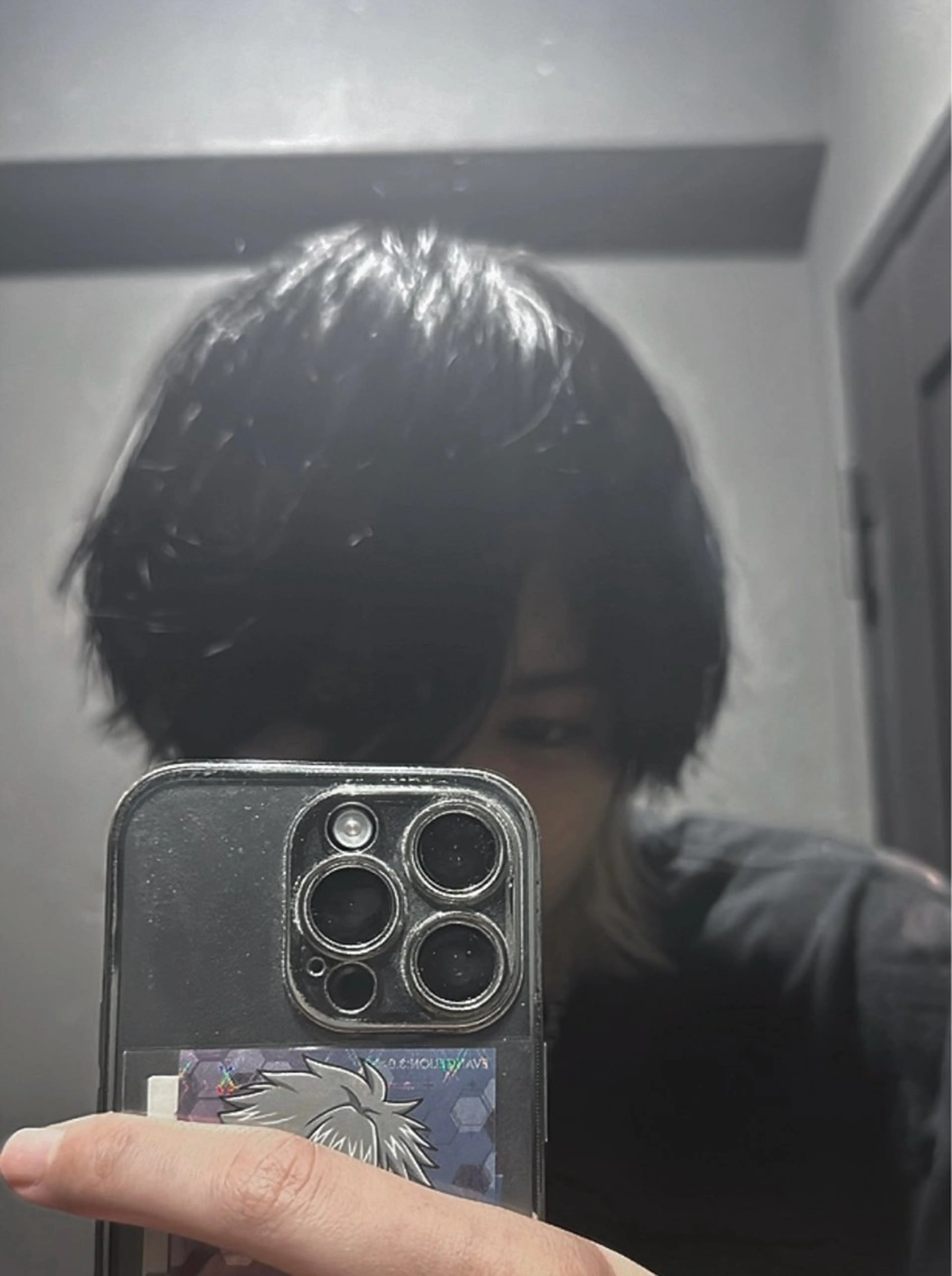 ミディアム メンズ カット ニュアンス/フェザー /ウルフ/伶馬のヘアスタイル