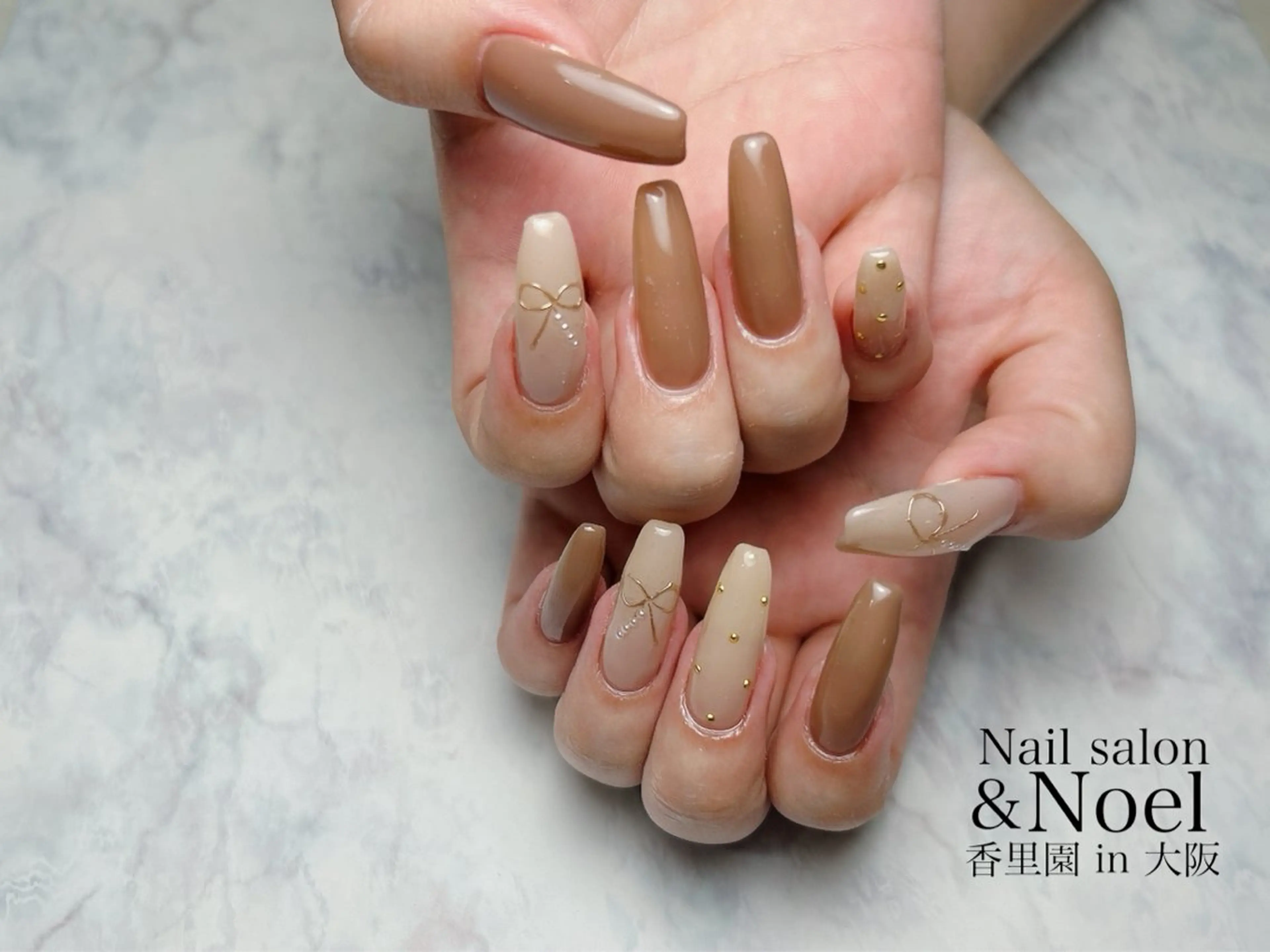 ネイル ハンドネイル Nailsalon  &Noel所属・もも 🍑のネイルデザイン