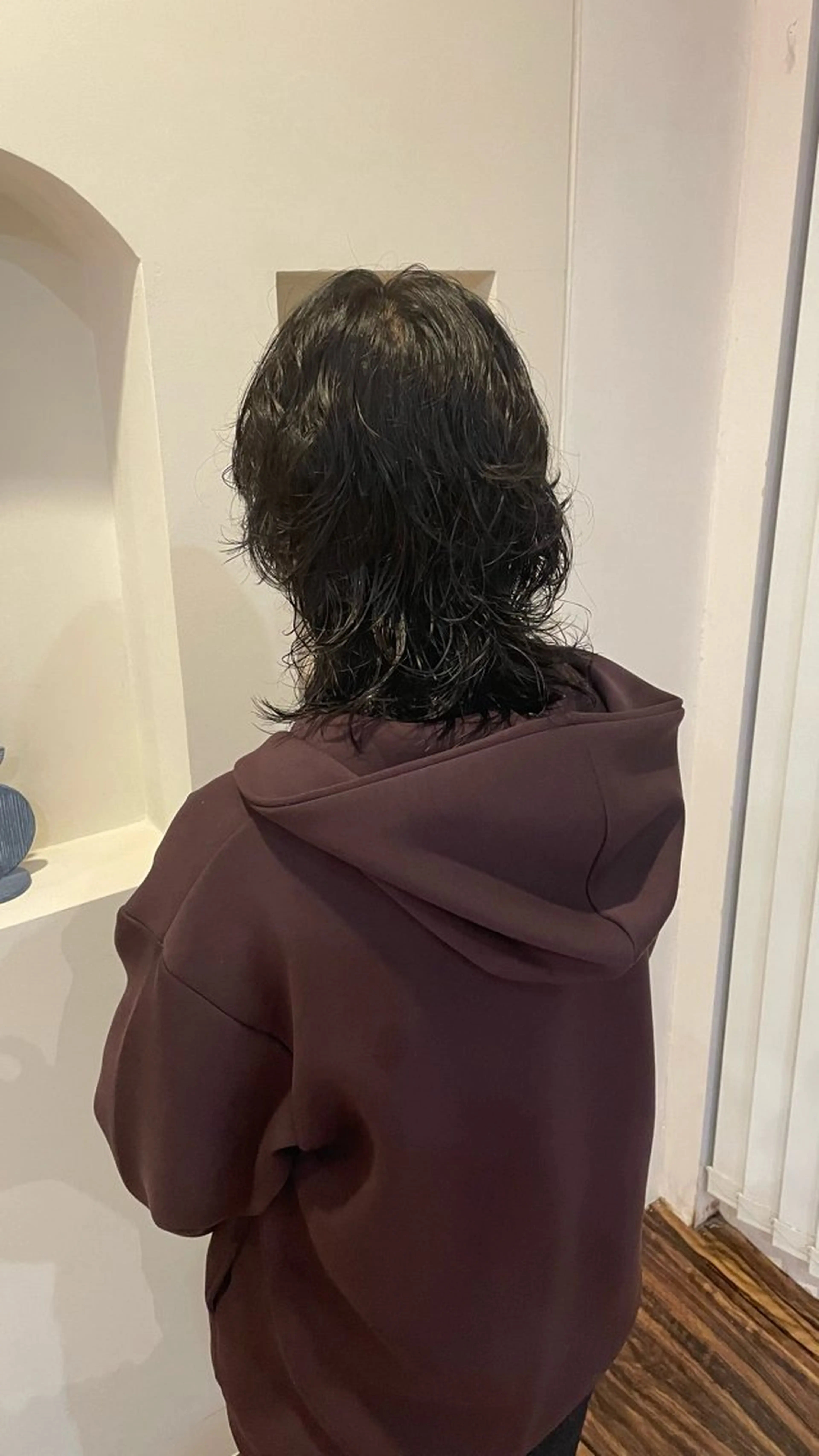 ミディアム パーマ トヨシマ シュウトのヘアスタイル