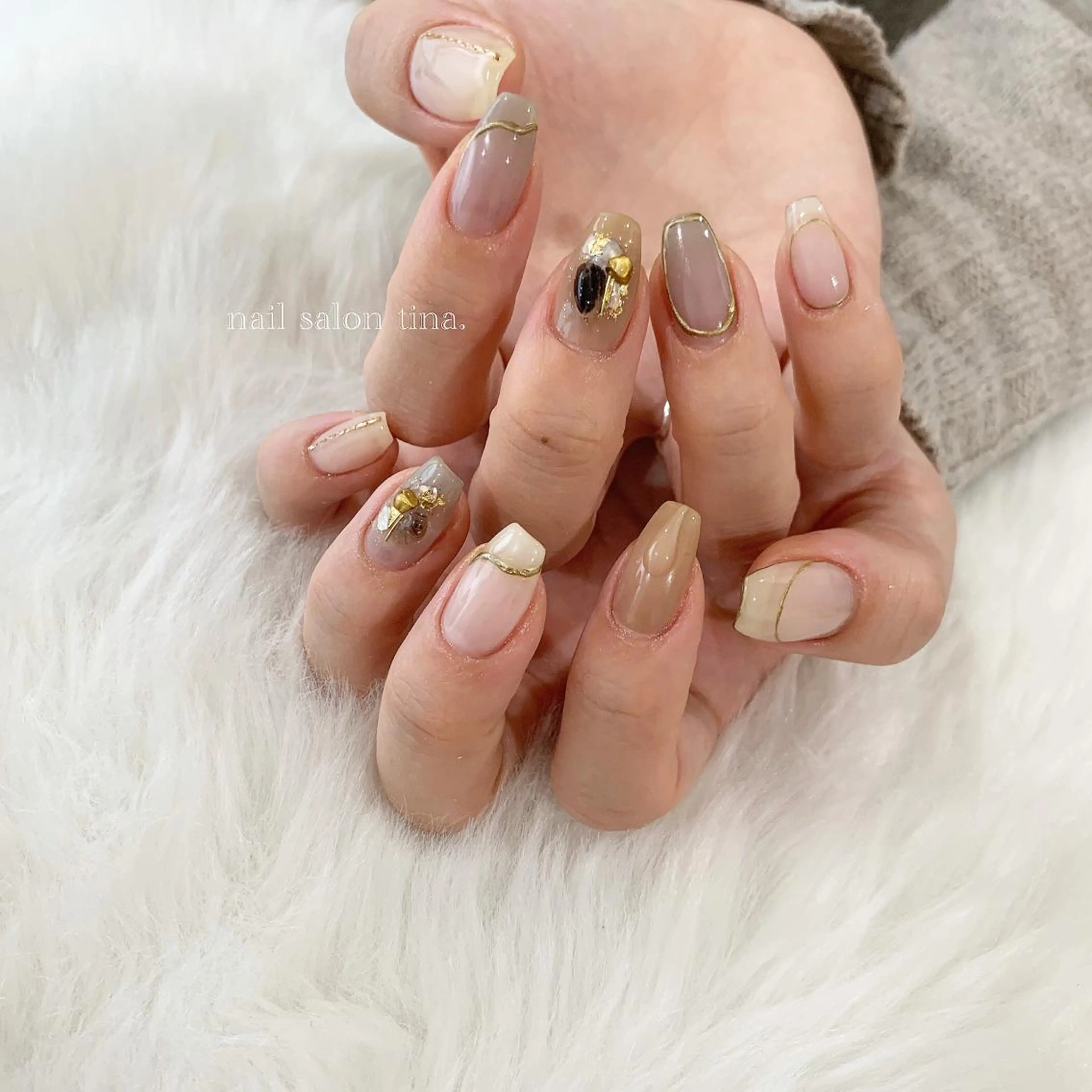 ネイル nail salon tina.所属・中山 はづきのネイルデザイン