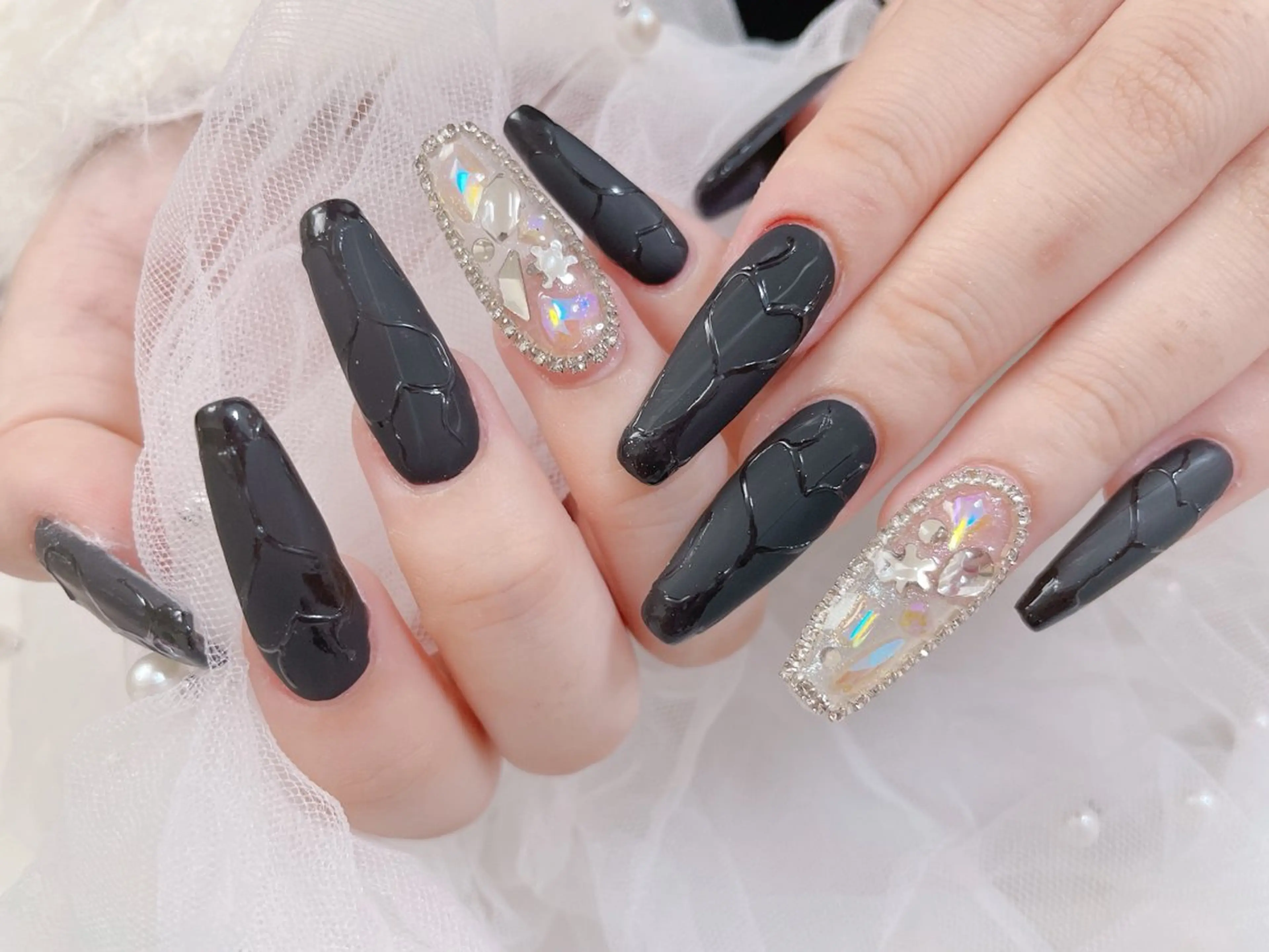 ネイル ハンドネイル ネイルサロンエクラ 🫧Shizukaのネイルデザイン