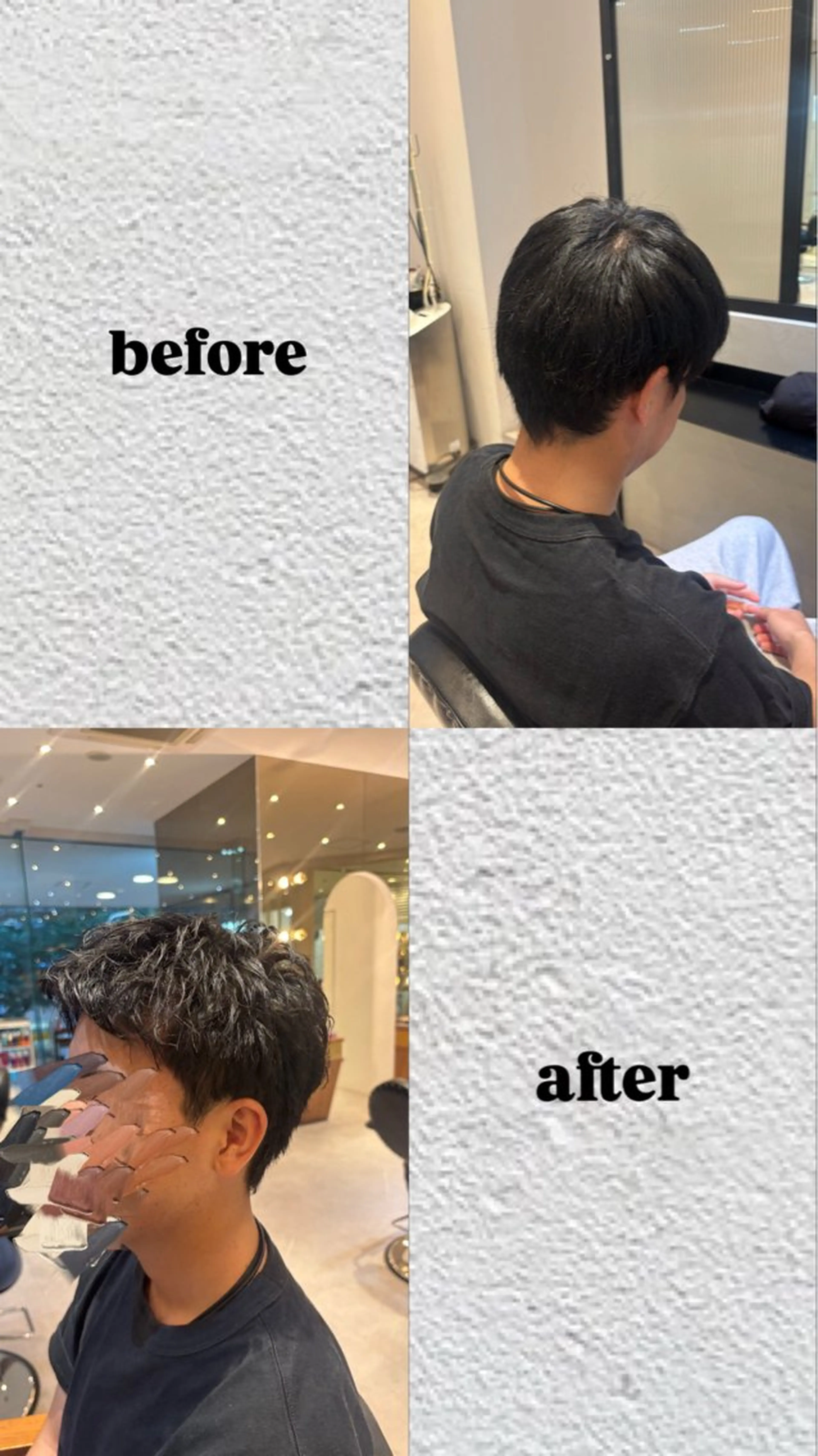 パーマ メンズ メンズパーマ カット ヘアカラー メンズ特化/ 透明感カラー/りなのヘアスタイル