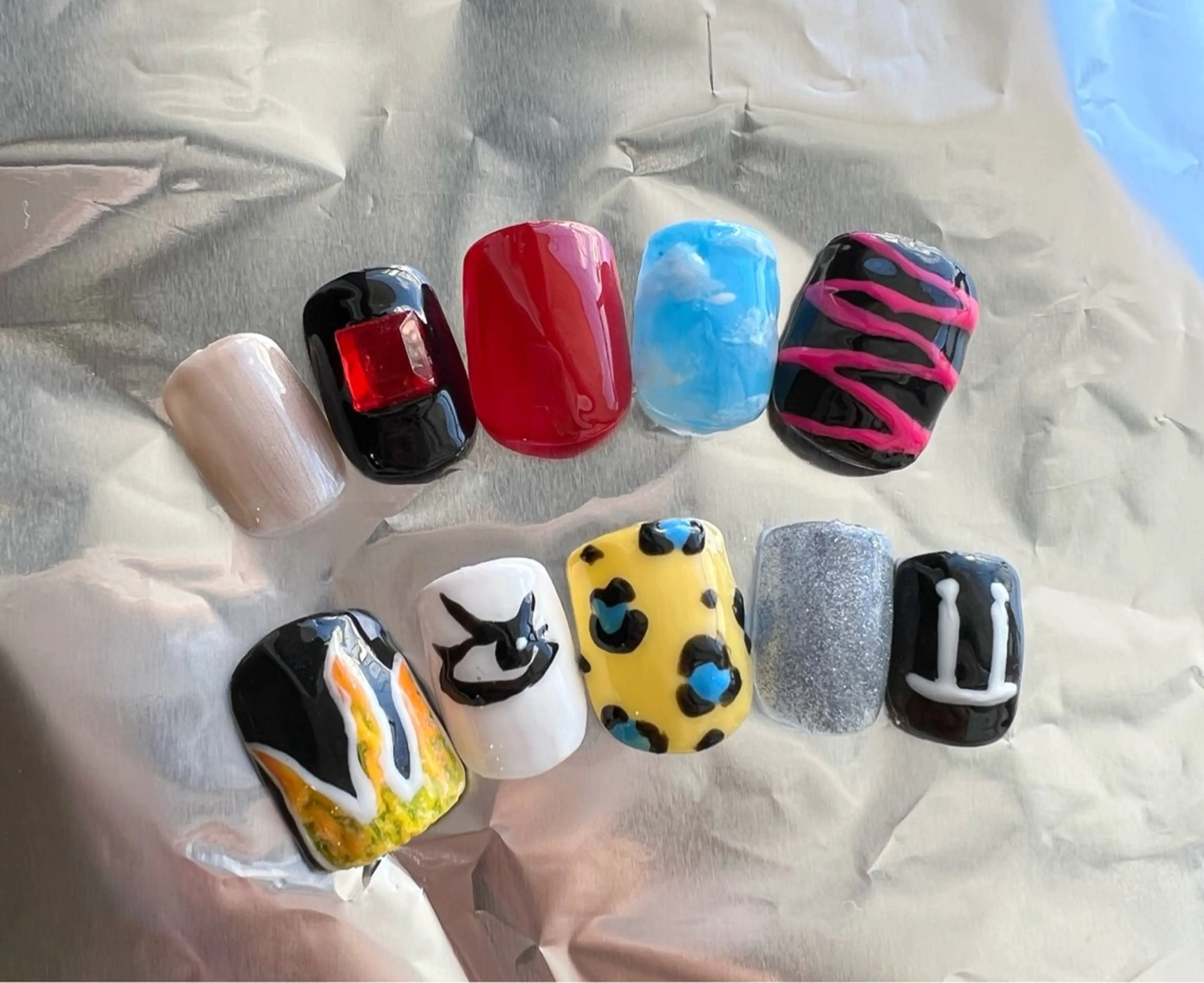 ネイル アートネイル 韓国ネイル ハンドネイル private salon mieのネイルデザイン