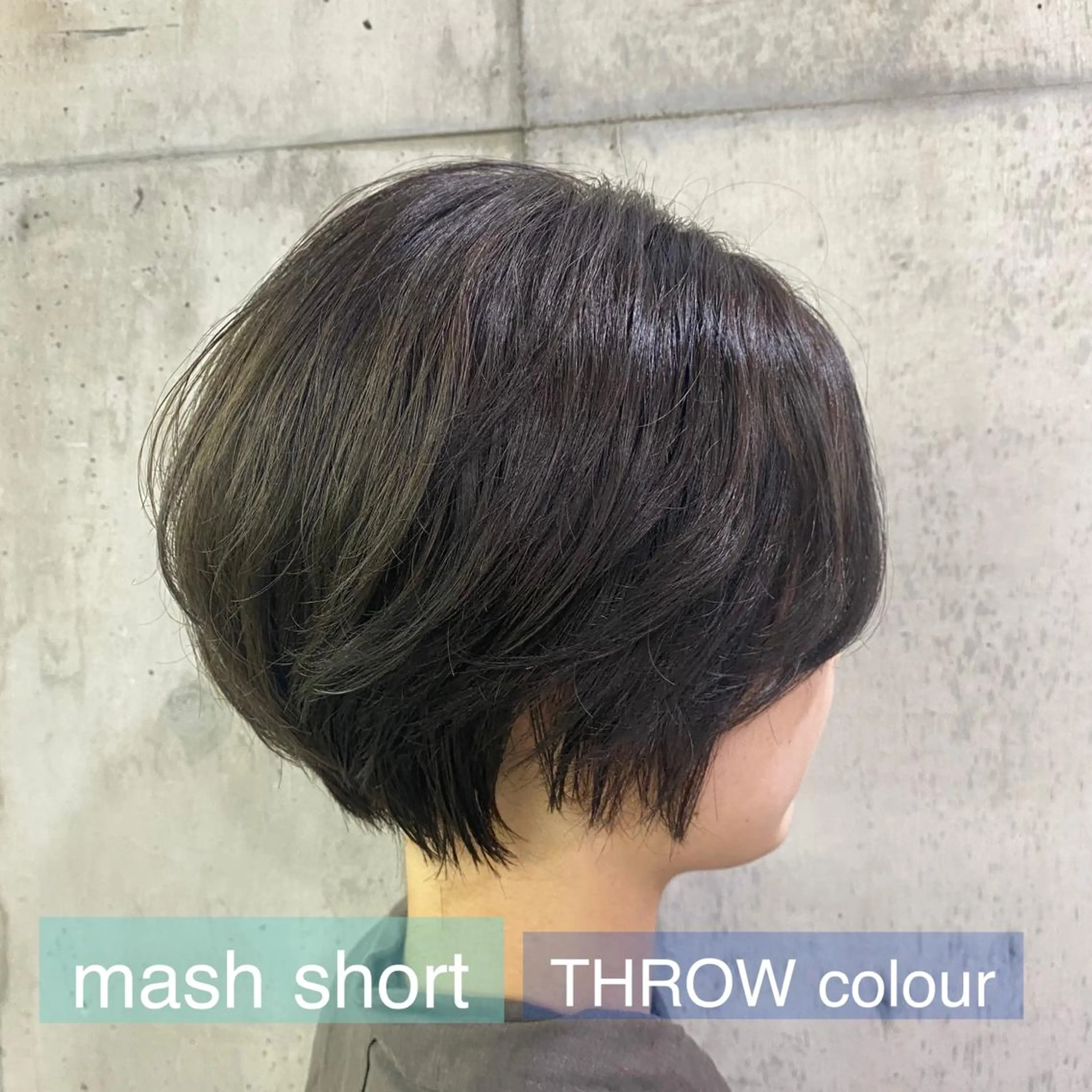 ショート カラー 舟橋 りんかのヘアスタイル