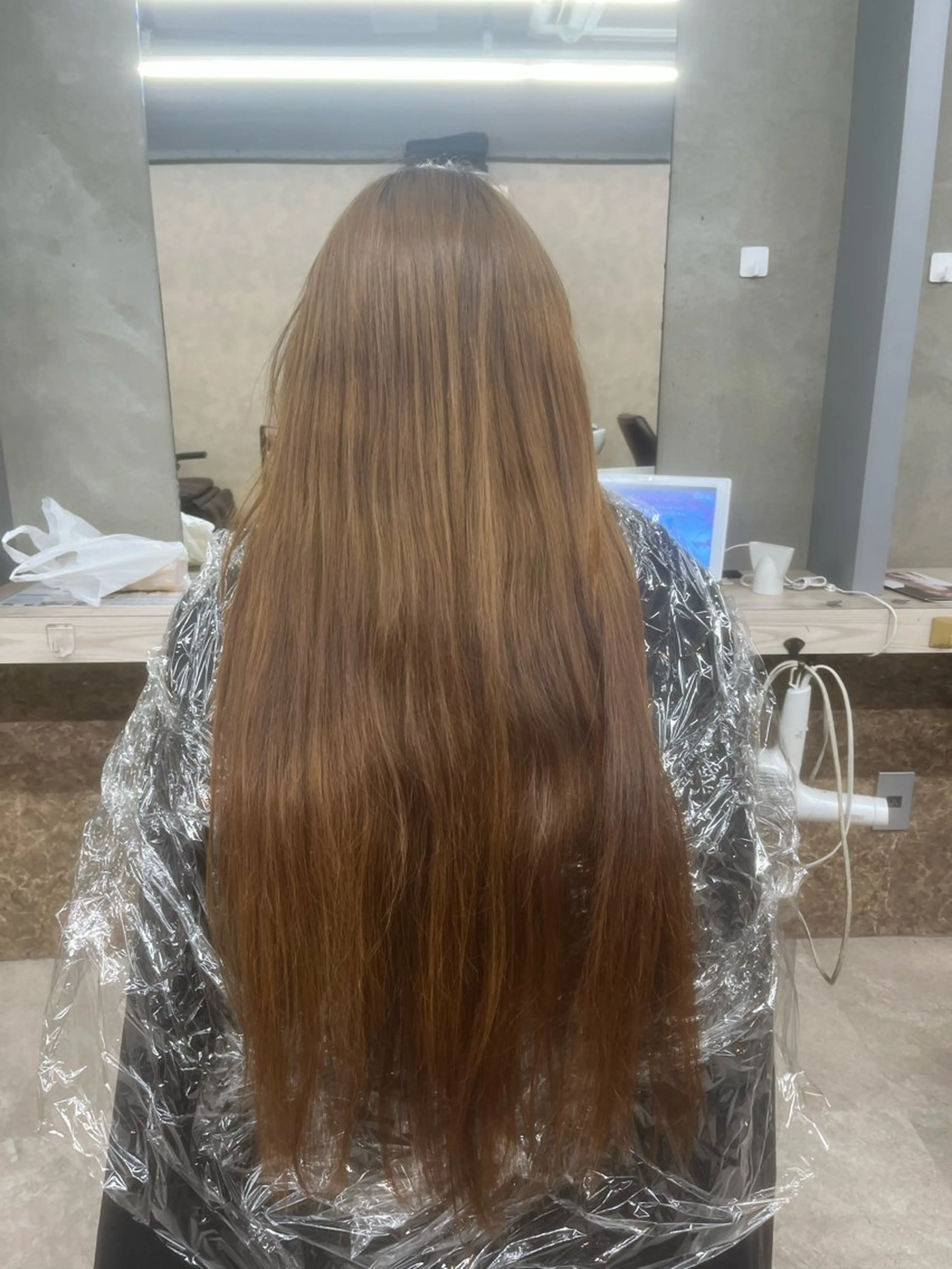 ロング カラー ヘアカラー トリートメント 🐈‍⬛多系統🕶 tsubura🖤のヘアスタイル