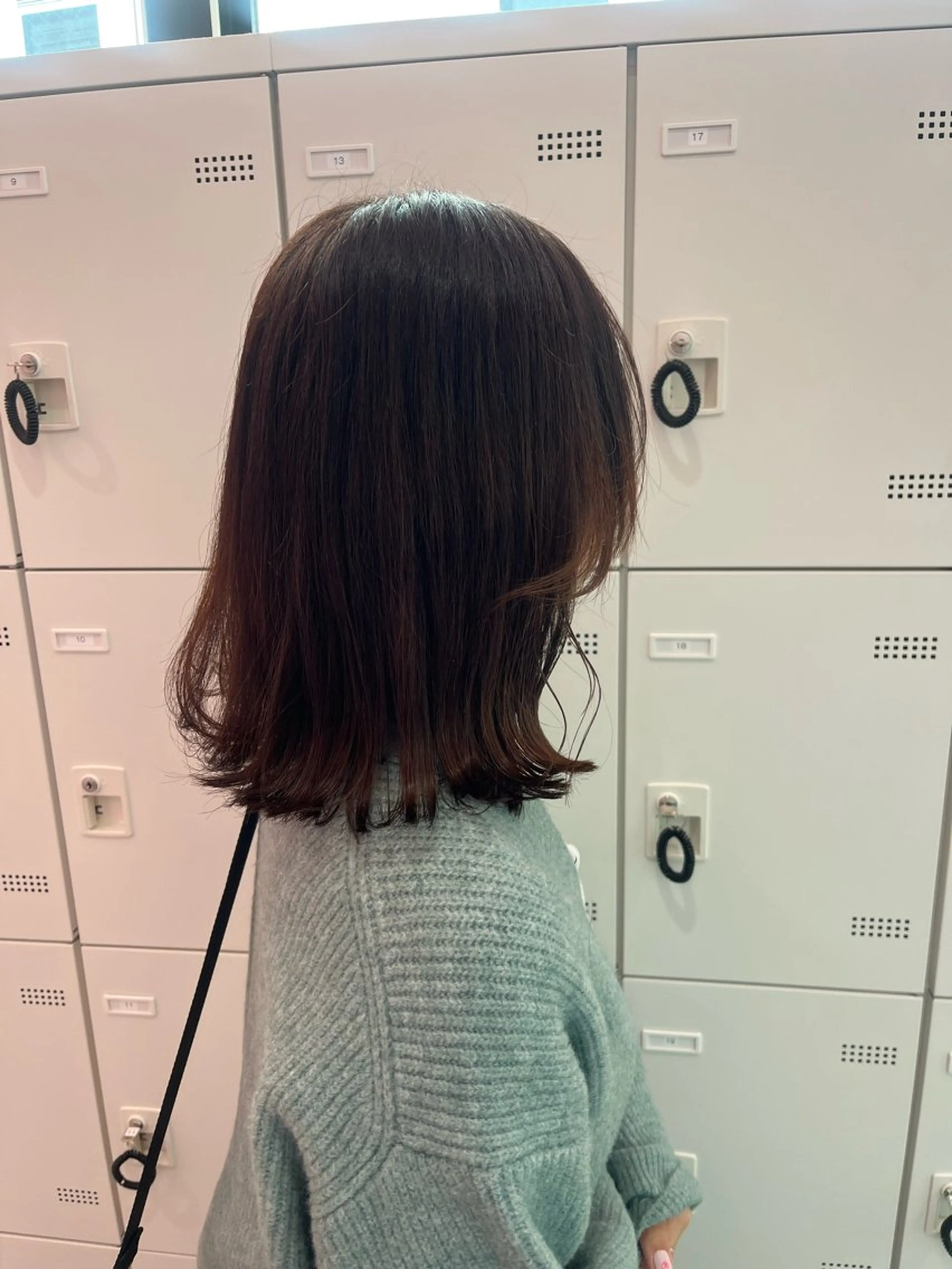 ミディアム カラー みう/仙台/暖色/ 艶髪/顔周りカット/のヘアスタイル