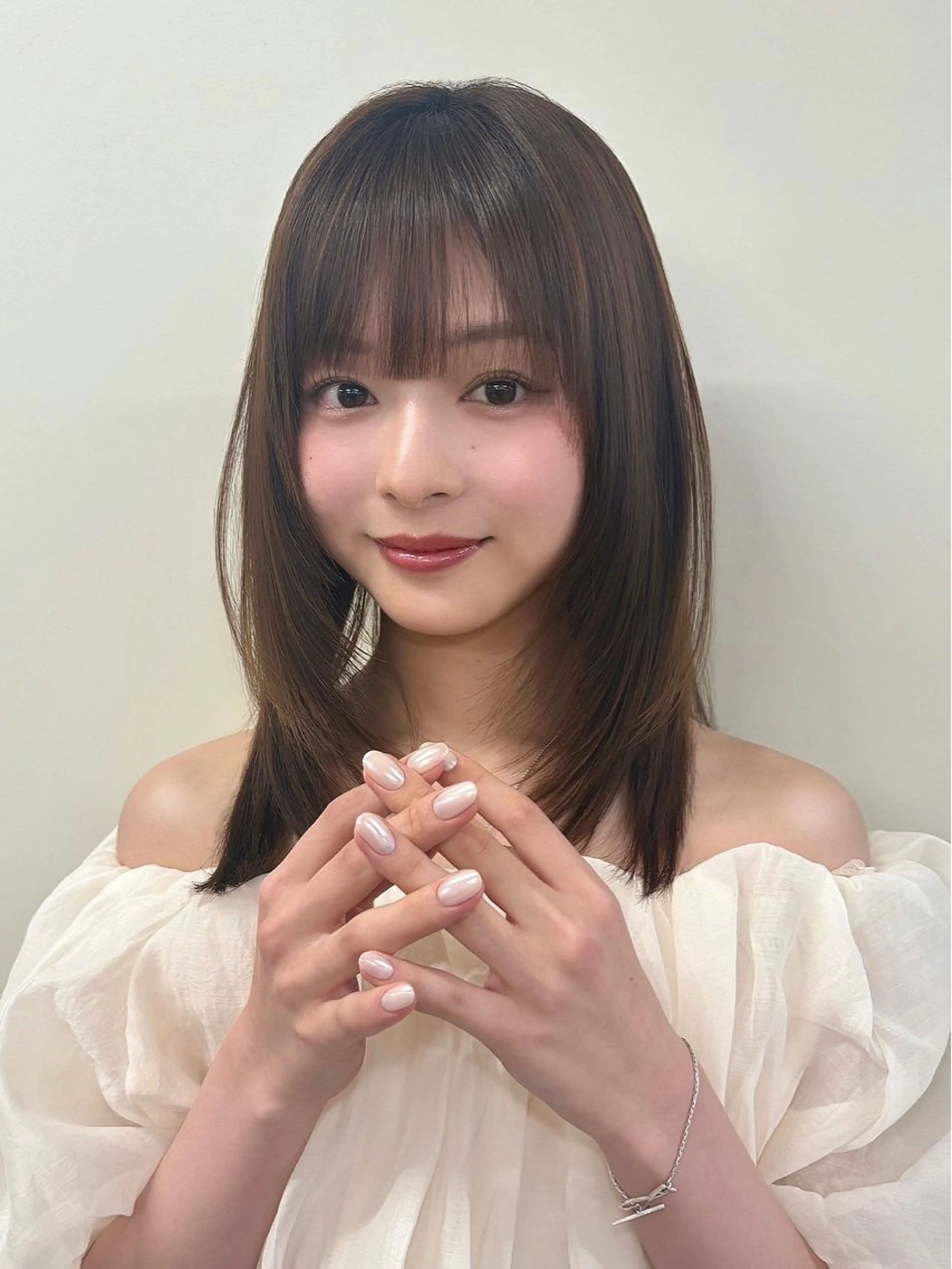 カラー 🍑透明感艶カラー 🍑/momoのヘアスタイル