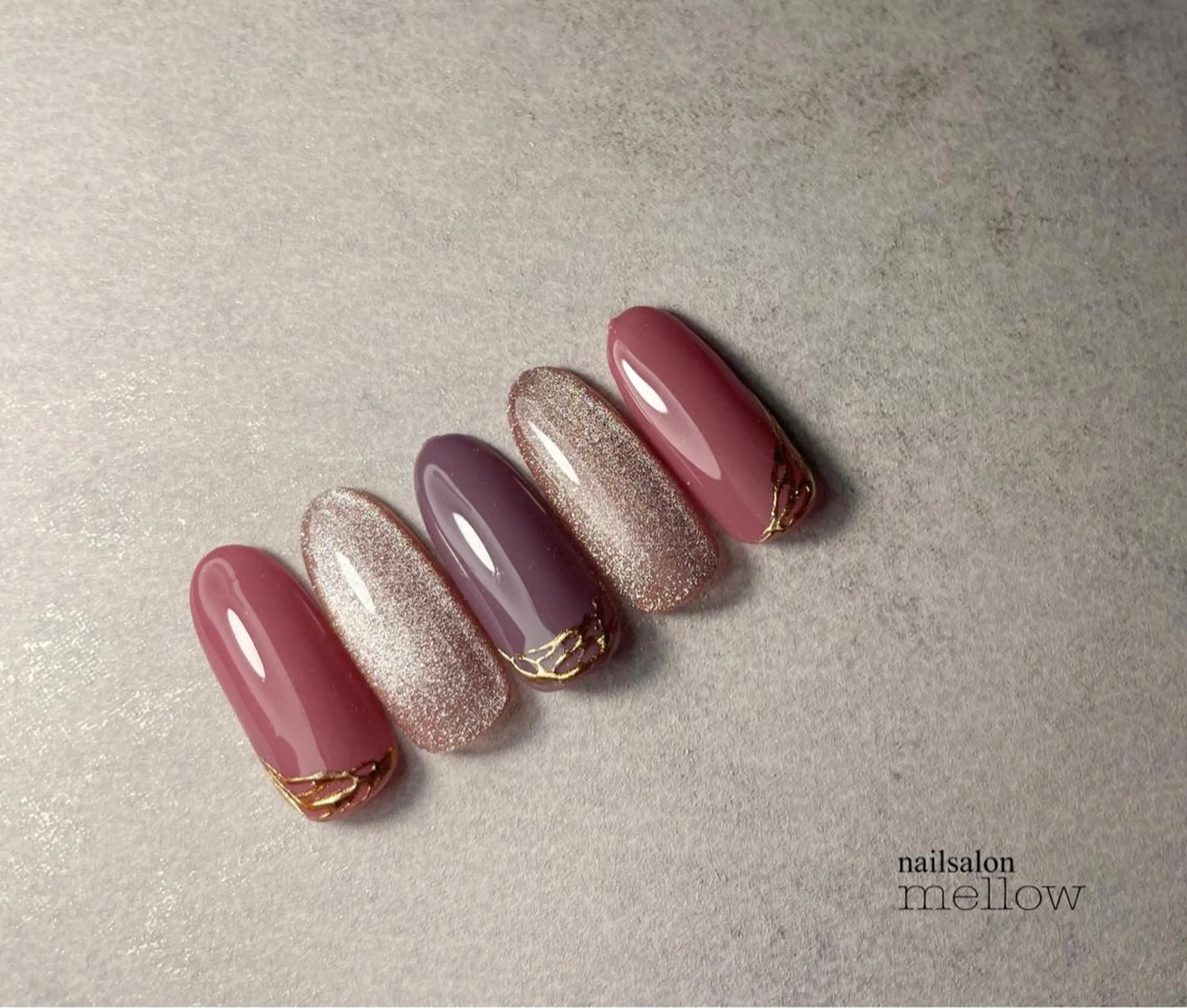 ネイル ミラーネイル 大山 浩美のネイルデザイン