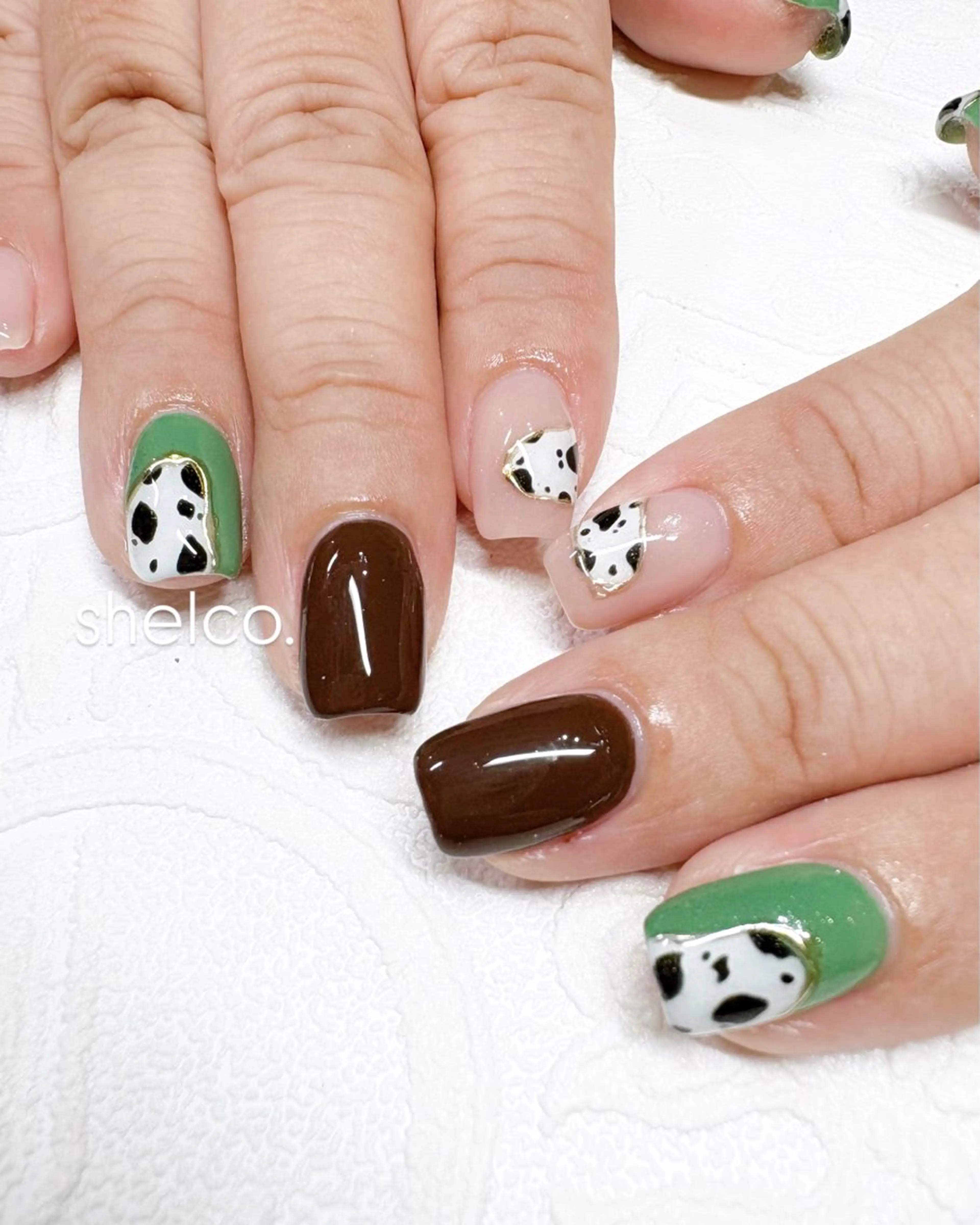 ネイル アニマル柄 nail salon shelco.のネイルデザイン