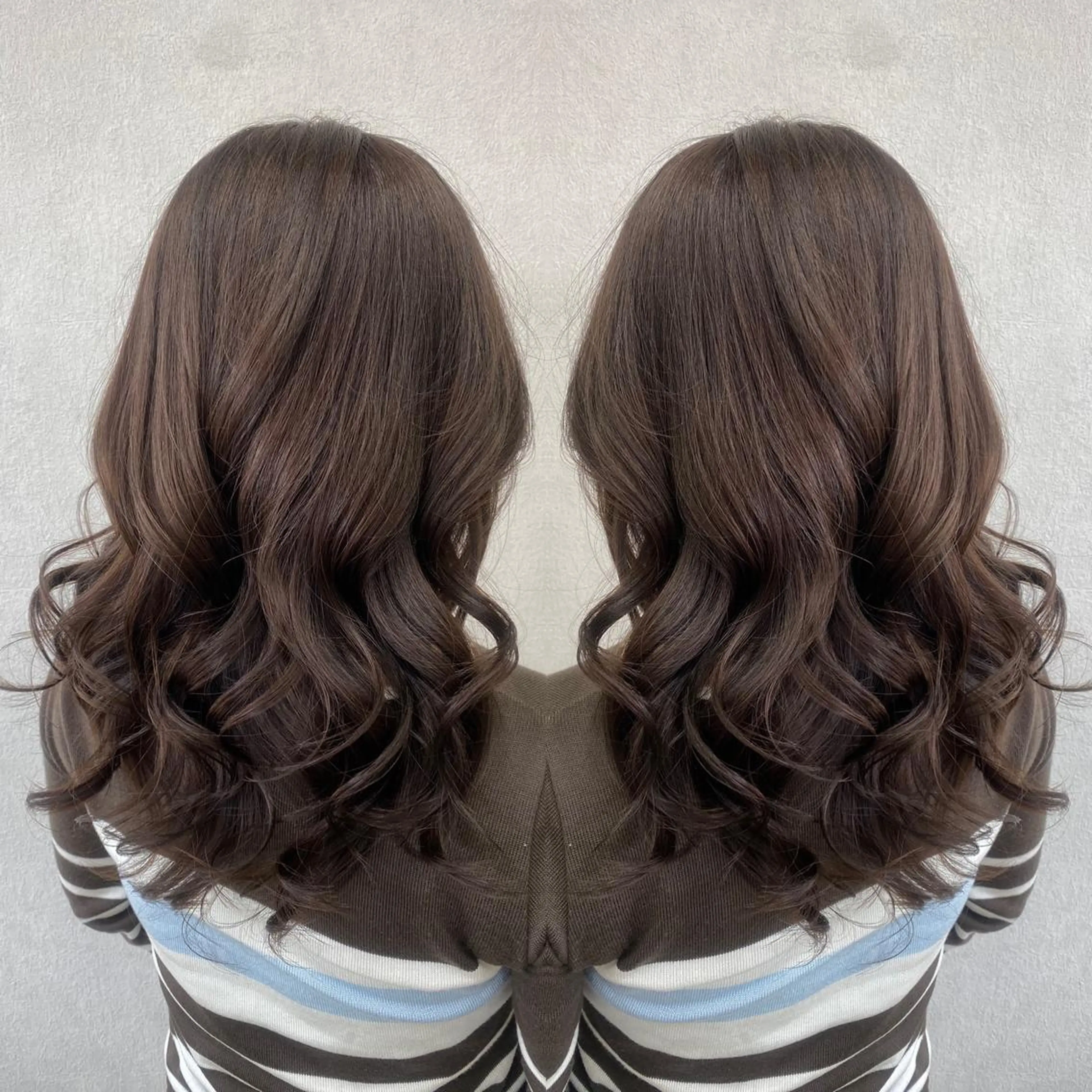 ロング カラー カット トリートメント tocca 💜石田愛結💜のヘアスタイル