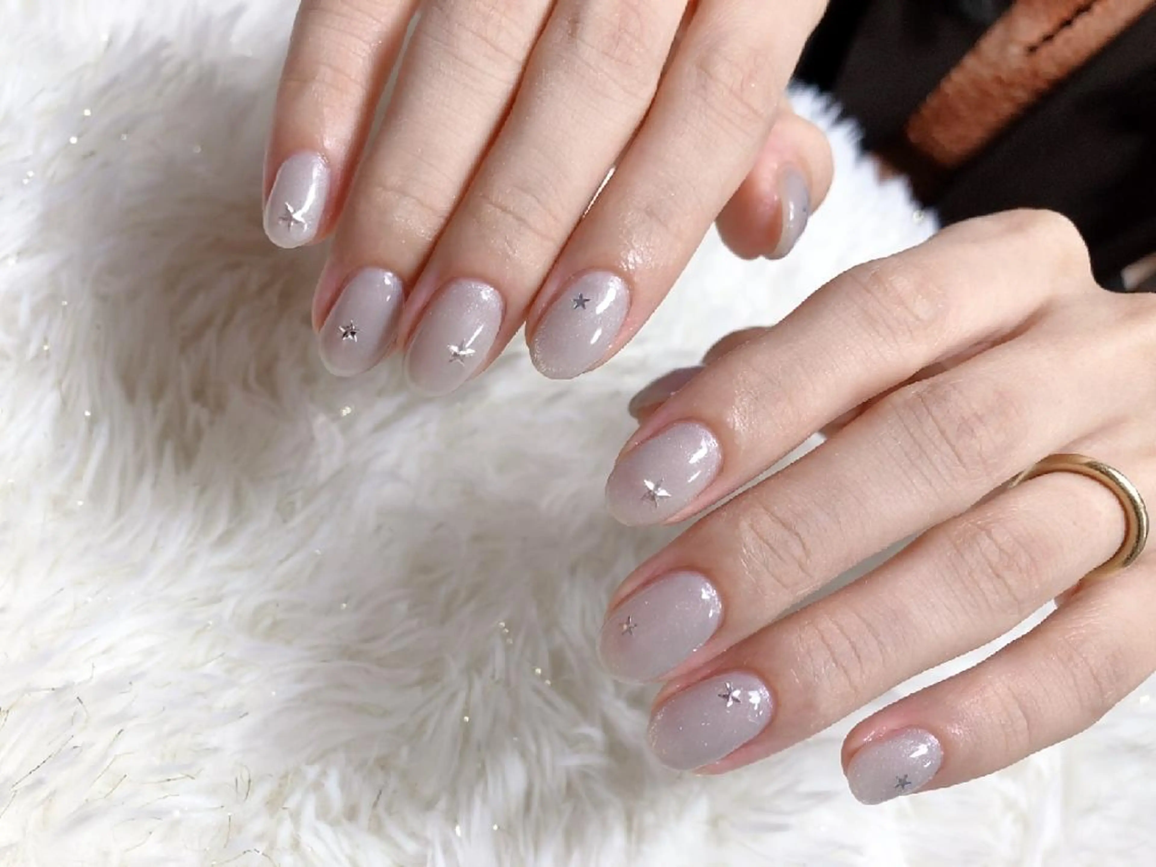 ショート ネイル マグネットネイル ☺︎山部 志麻☺︎のネイルデザイン