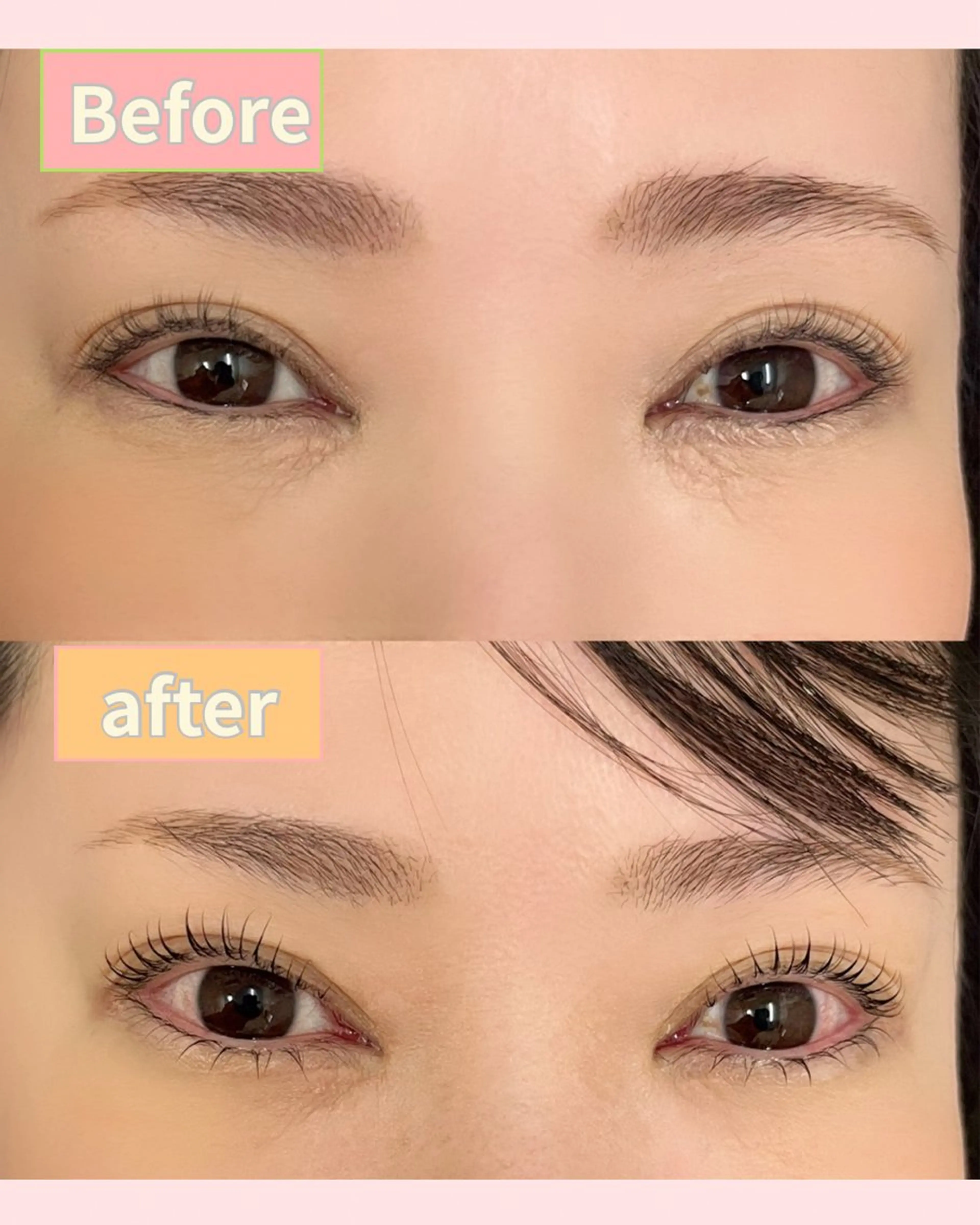 マツエク・マツパ 下まつげエクステ 一重×まつ毛パーマ まつ毛・眉毛サロン MILK所属・MILK chikaのマツエク・マツパデザイン