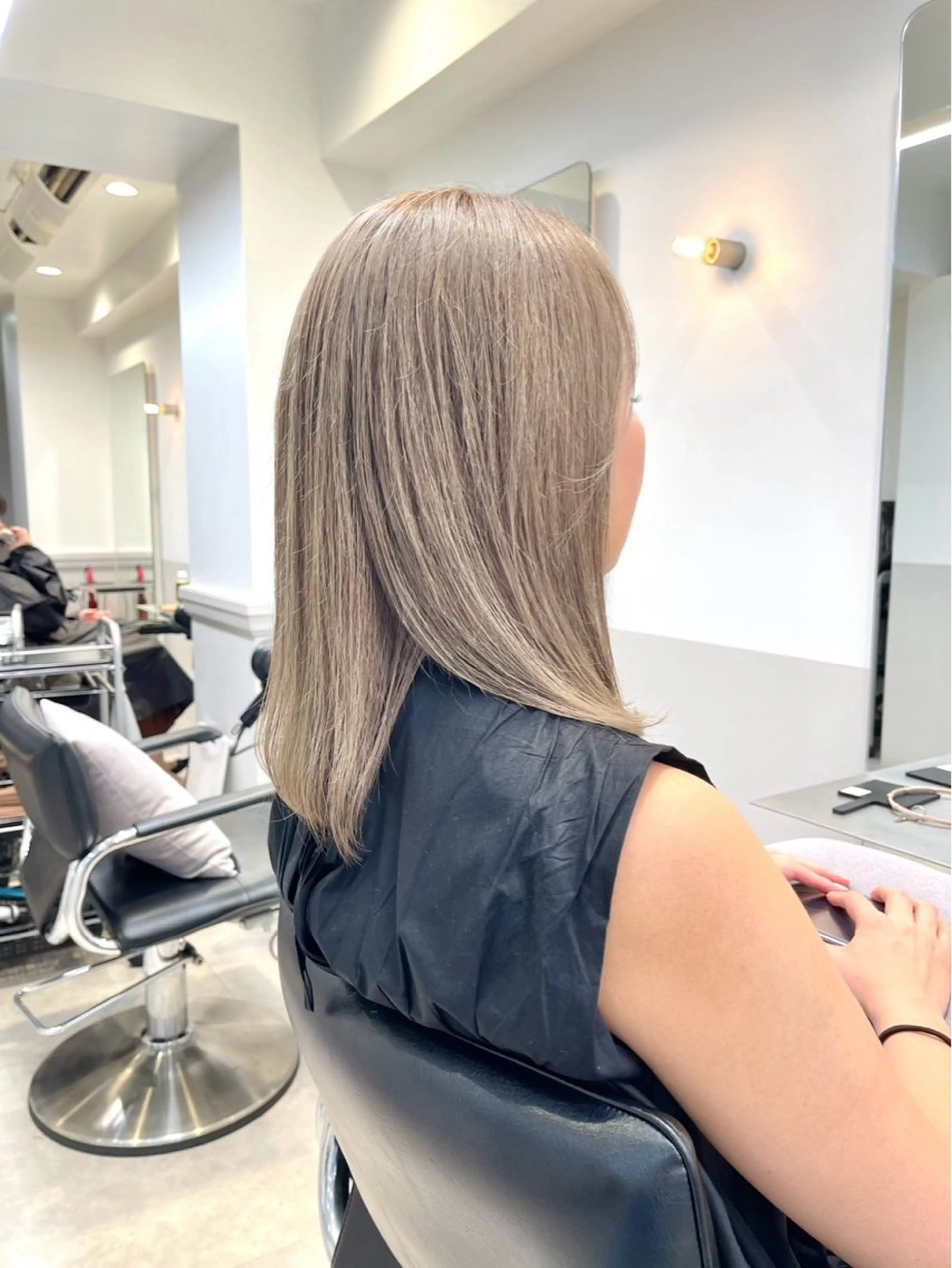 カラー ボブカット/ 尾崎龍聖のヘアスタイル