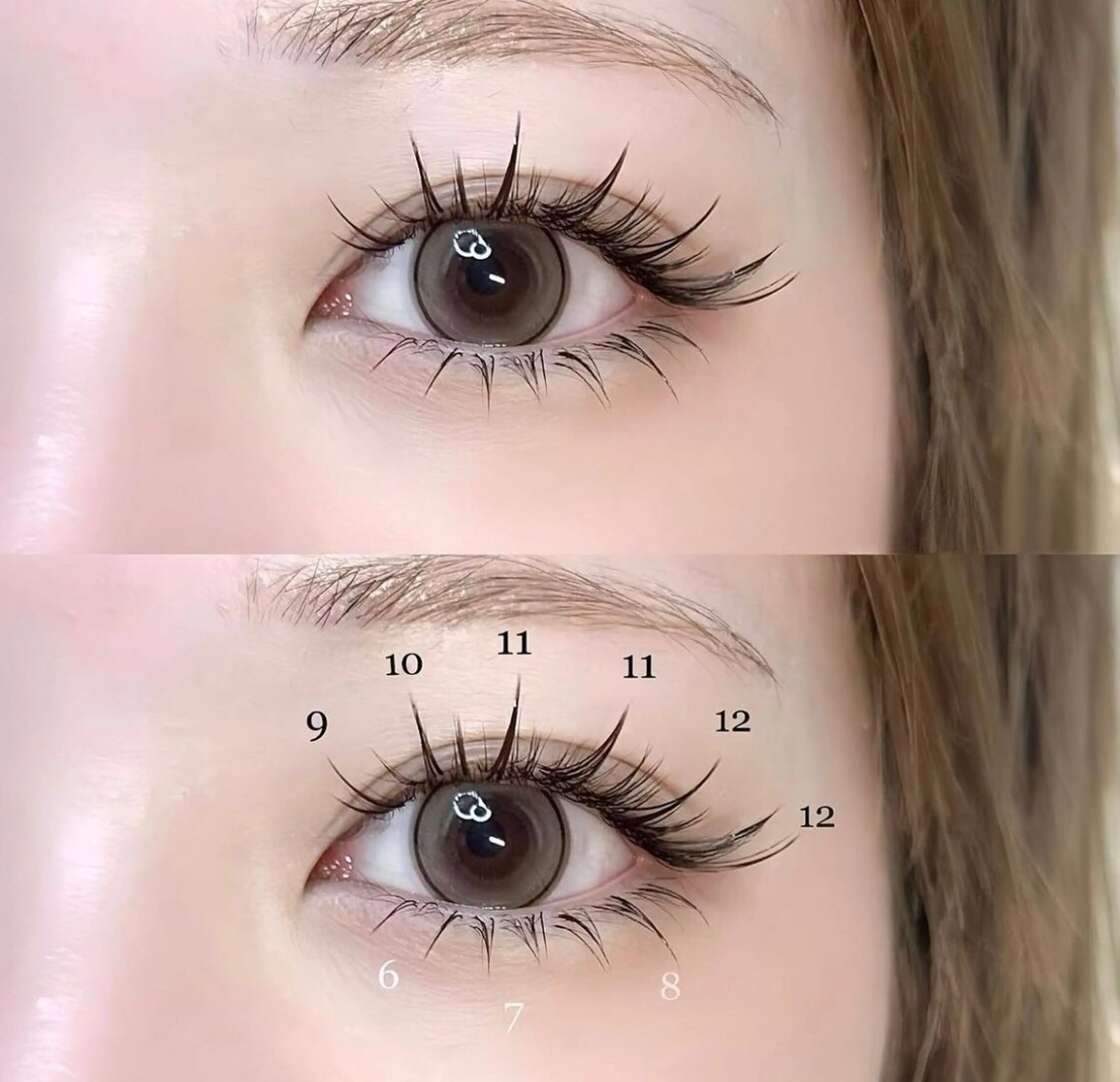 🔥フラットラッシュ上120本下50本🔥(LED変更プラス980円,オフ500円LEDオフ880コーティング仕上げ付きの写真