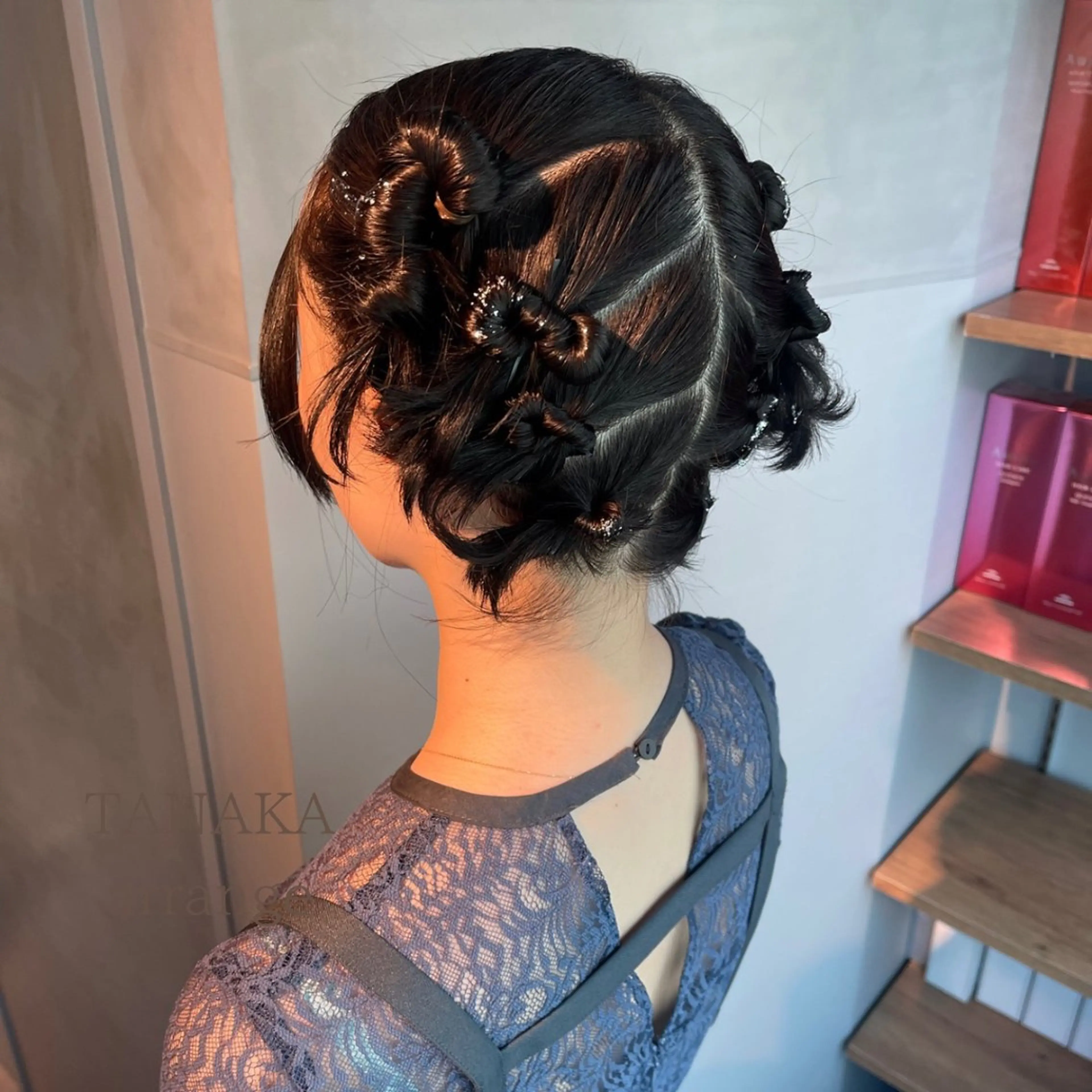 ヘアアレンジ ポニーテール 結婚式・ブライダル 卒業式のヘアスタイル ヘアセット charm《銀座》 ヘアセット/縮毛矯正のヘアスタイル