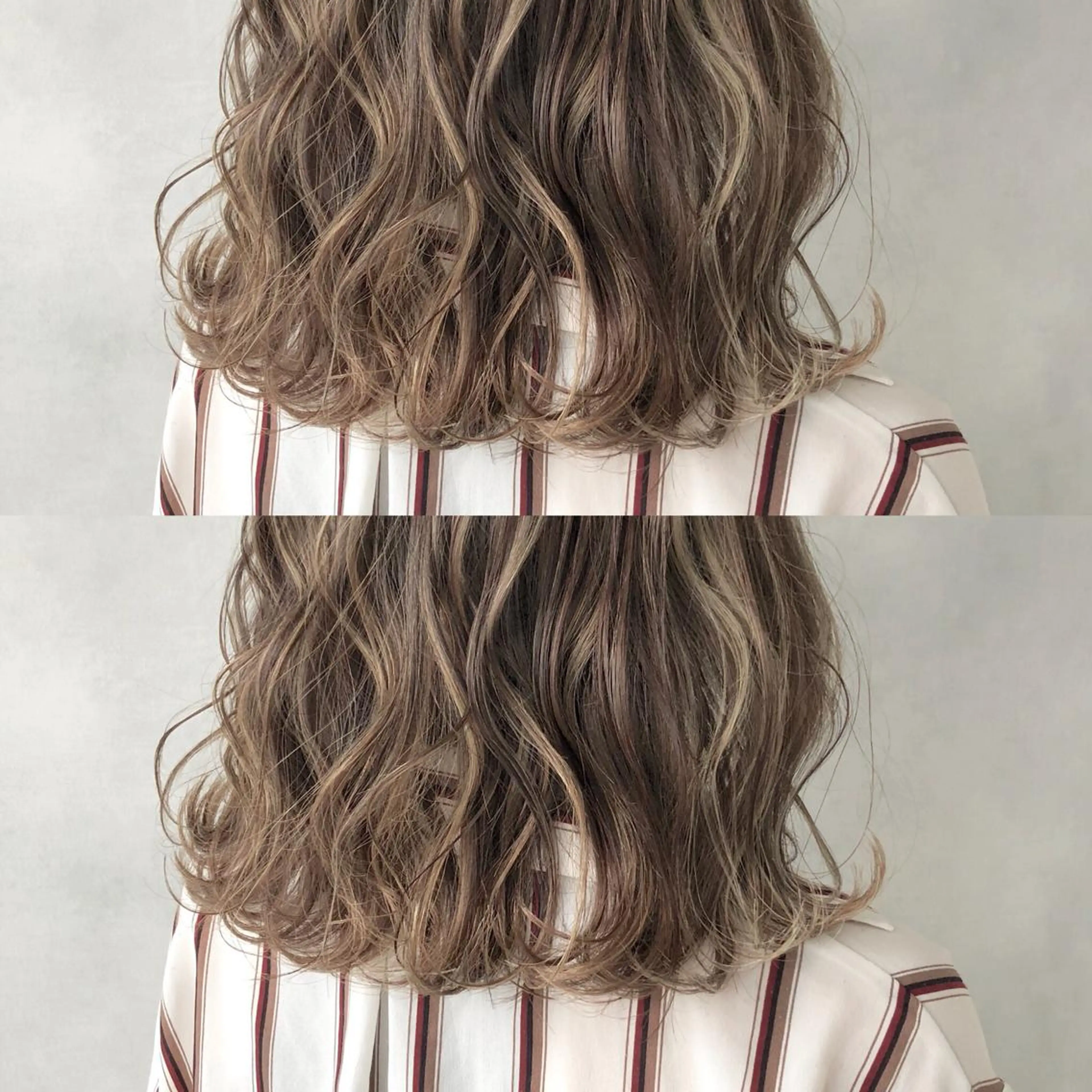 ミディアム ハイライト ヘアカラー トリートメント 小澤大輔 YOLO hairのヘアスタイル