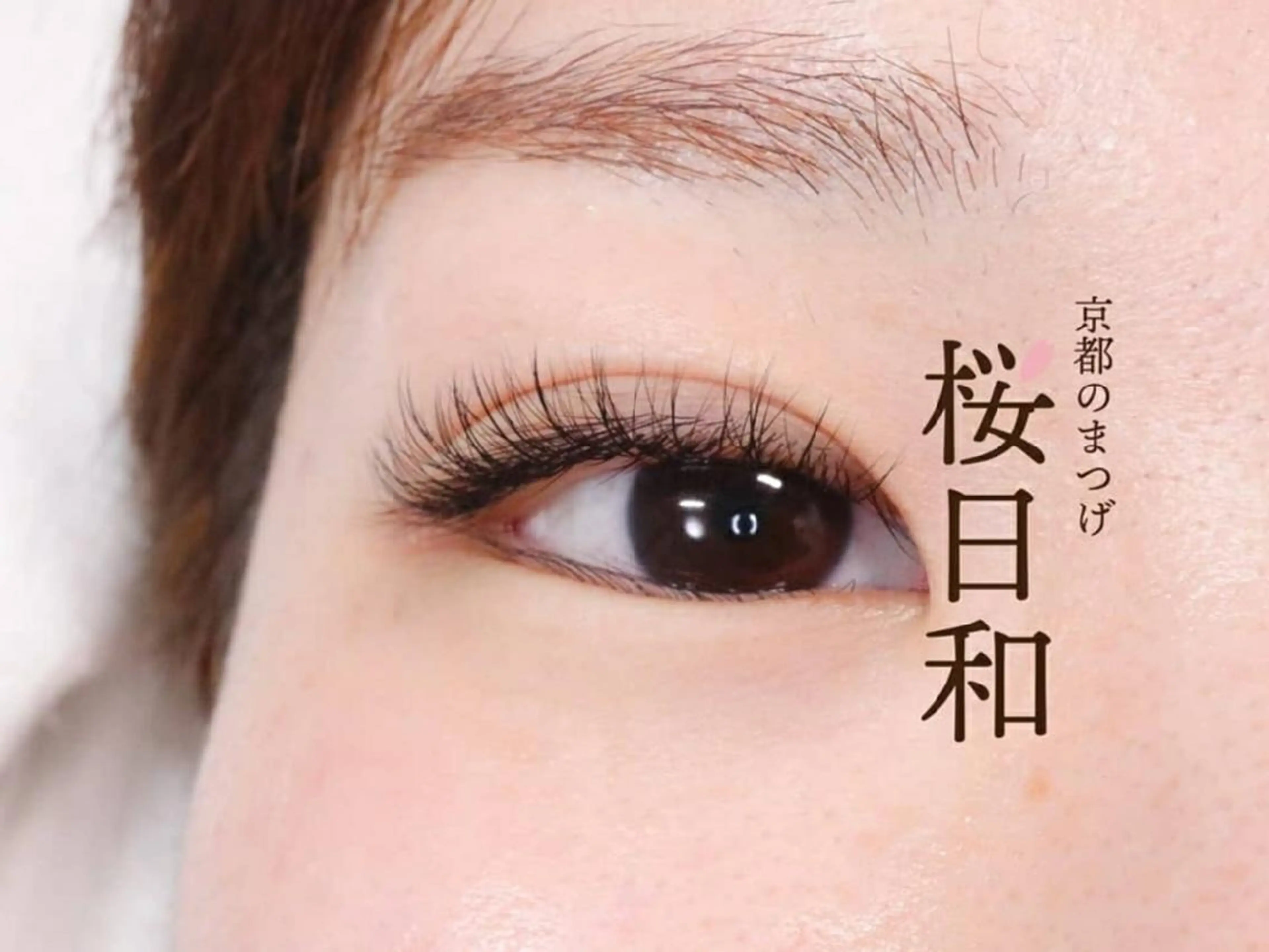 マツエク・マツパ フラットラッシュ ボリュームラッシュ 京都のまつげ桜日和 小島美桜のマツエク・マツパデザイン