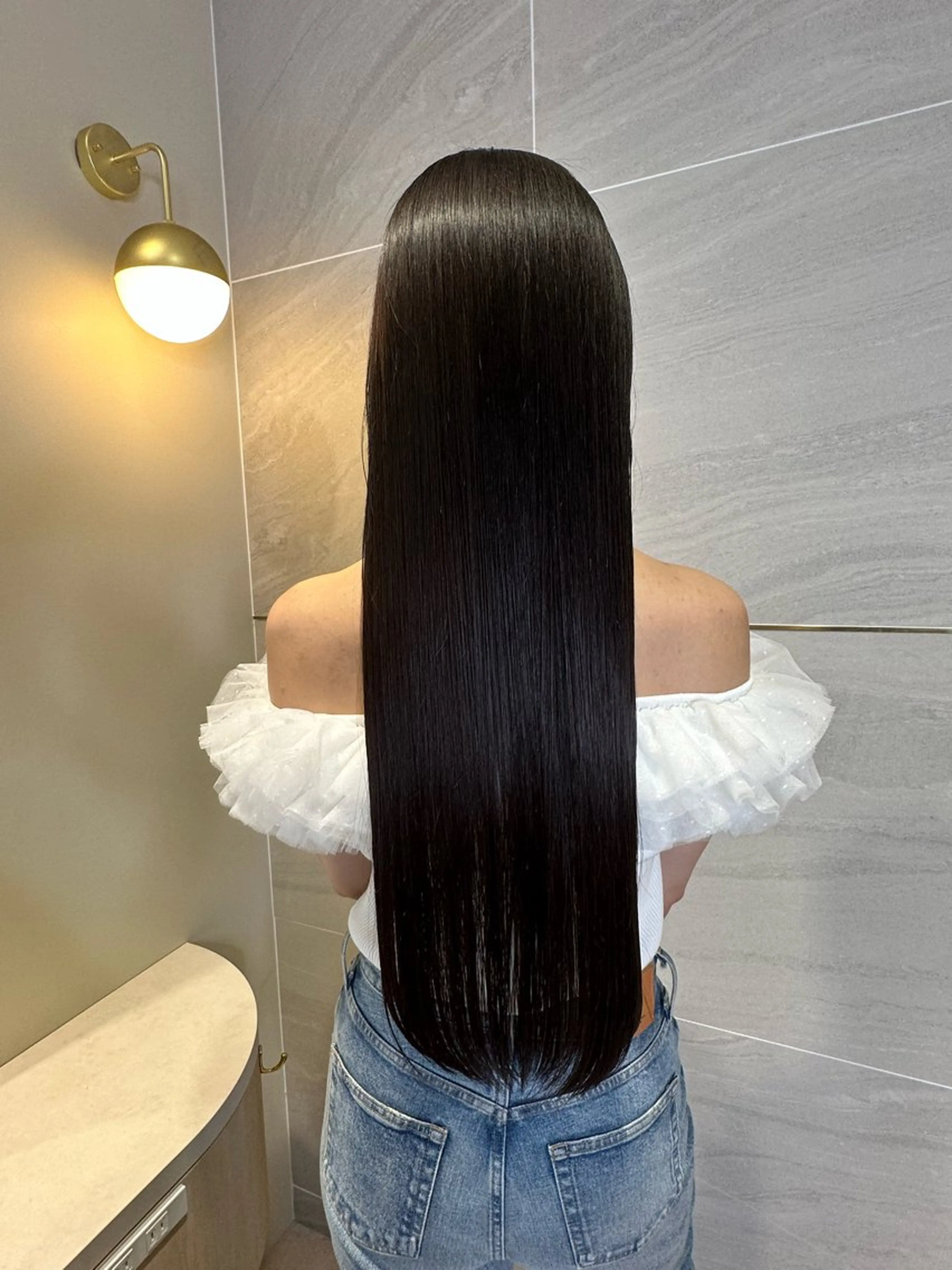 【当日限定】カット、カラー、コスメ艶髪ストレート、Tokio5step トリートメント。の写真