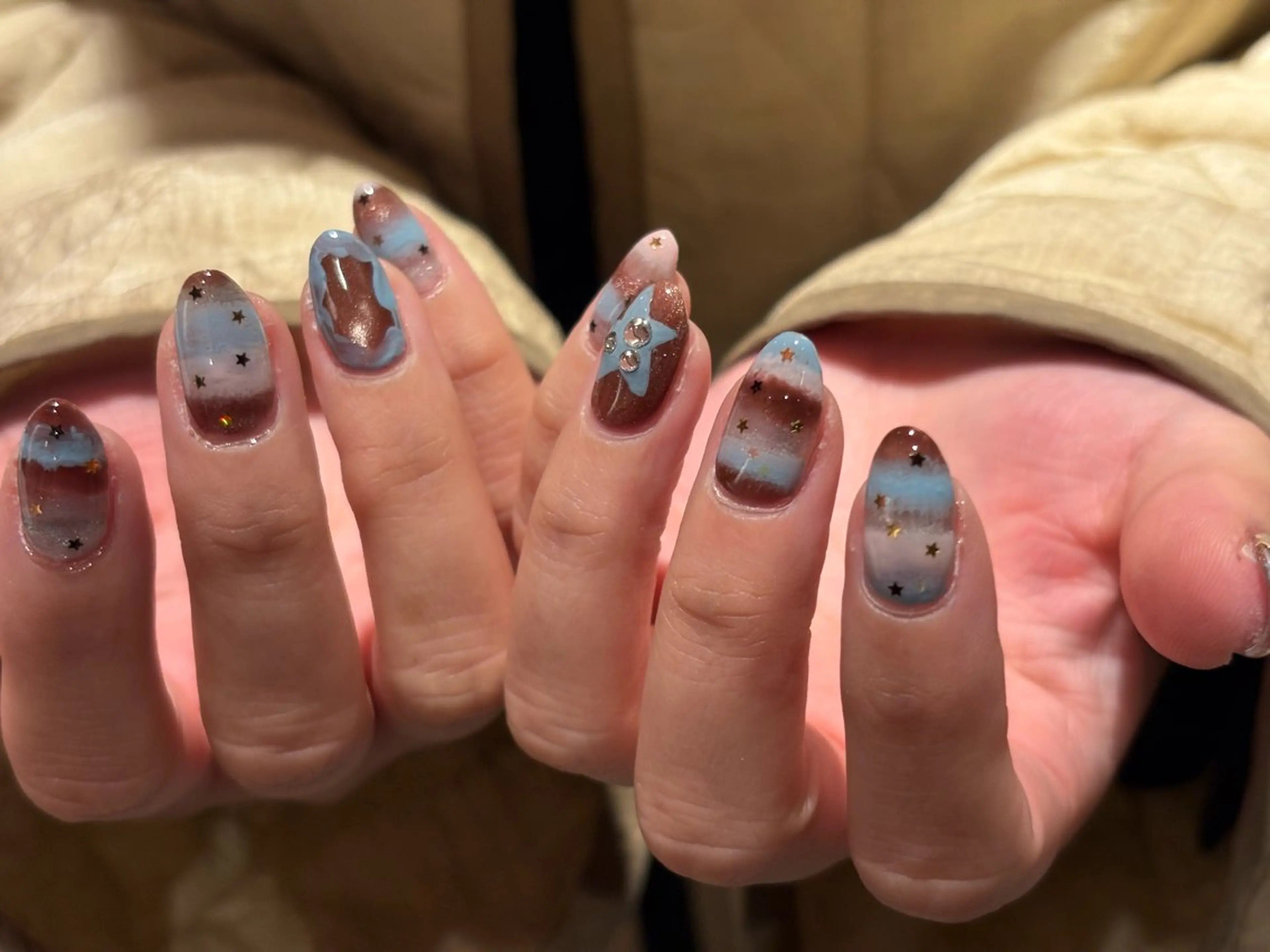 ネイル ハンドネイル 祇園 彩寧のネイルデザイン