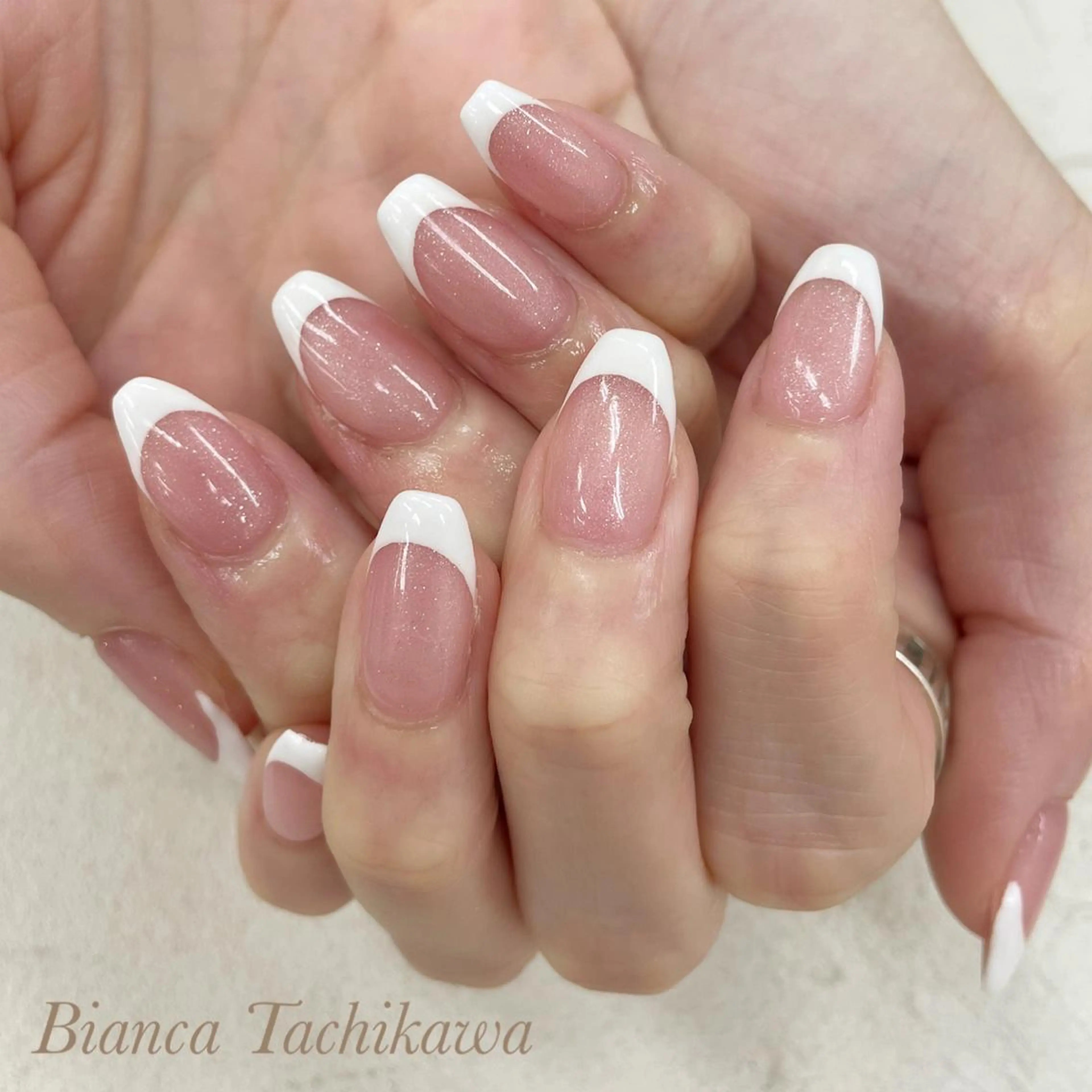 バーチャルフレンチ💝お好きなベースカラーでOK😍✨7,400円(再来9,500円) [高円寺正規パラジェル登録店]の写真