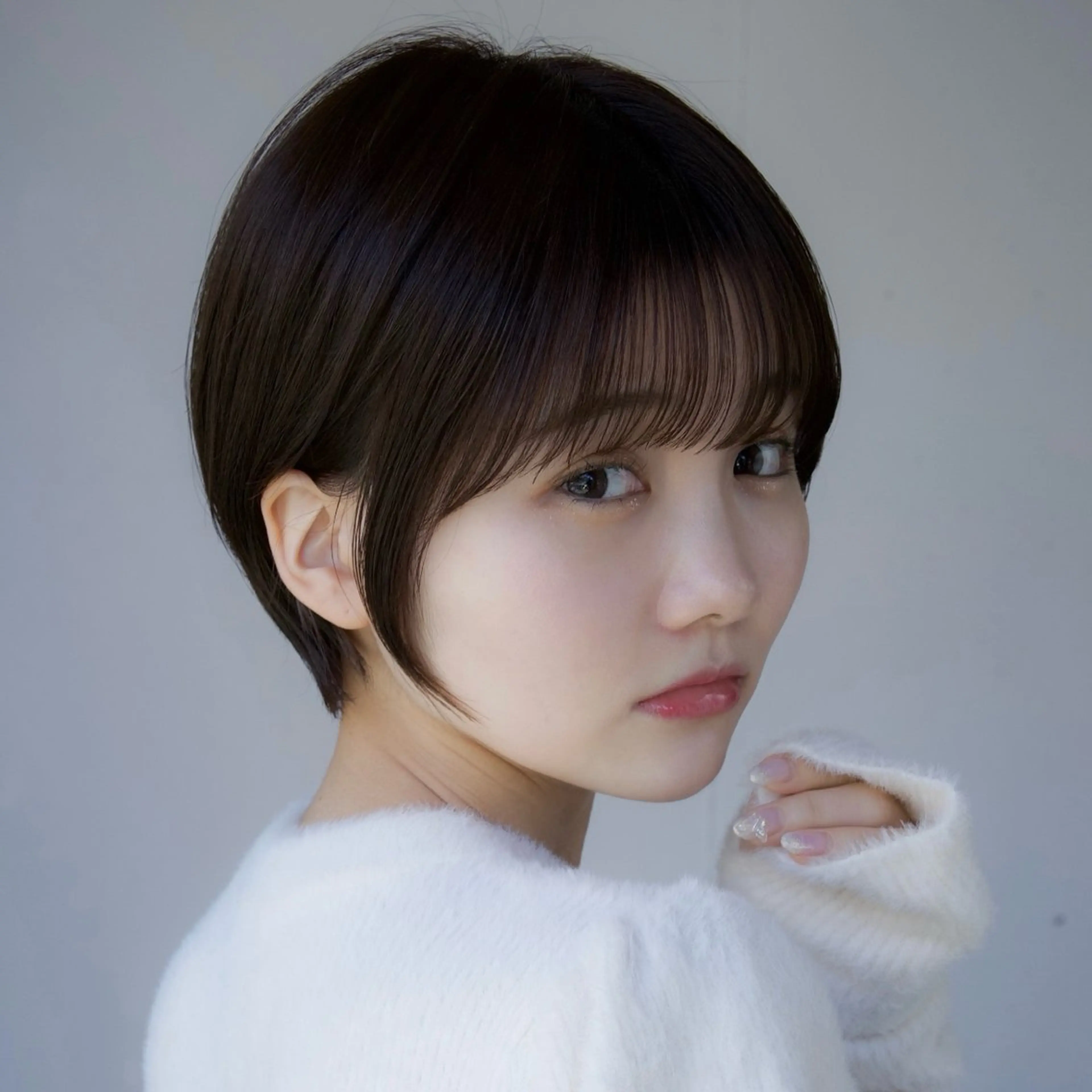 ショート 丸みショート ショートヘア AIN.ANLY.所属・顔まわりカット/レイ ヤーカット/小池 祐のヘアスタイル