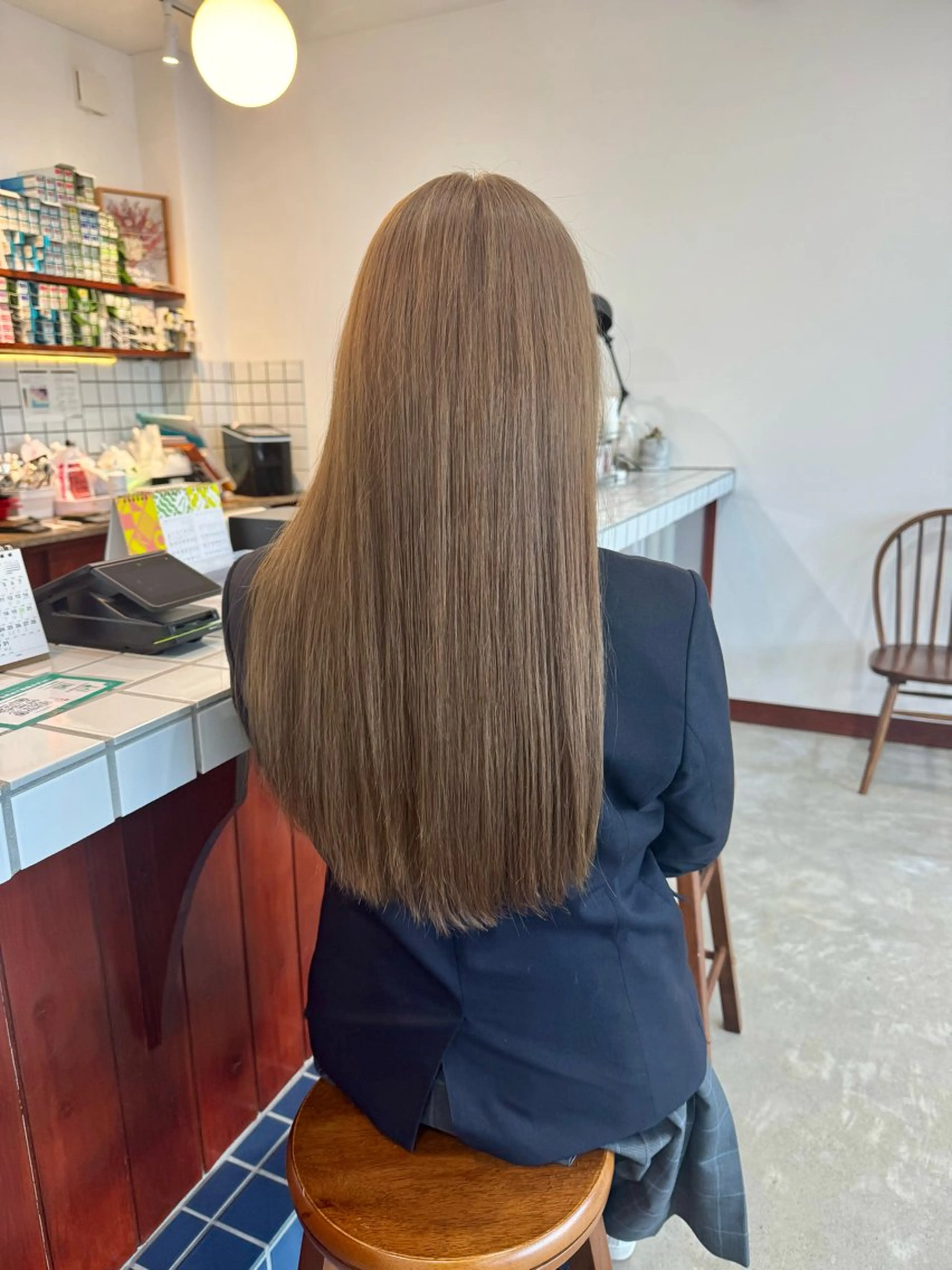 ロング カラー 作野 凌都のヘアスタイル