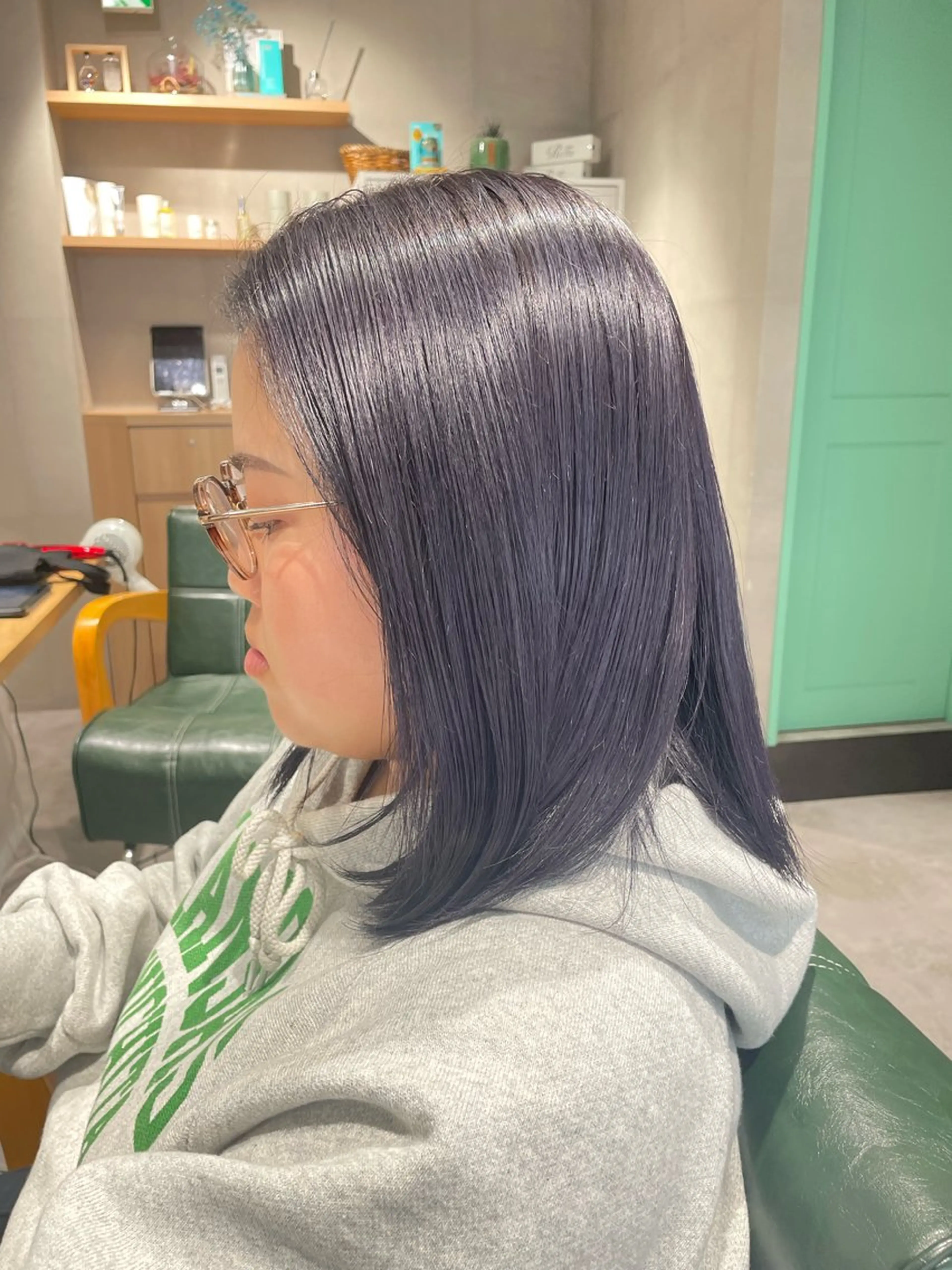 全頭ブリーチ+カラー+リンケージトリートメントの写真