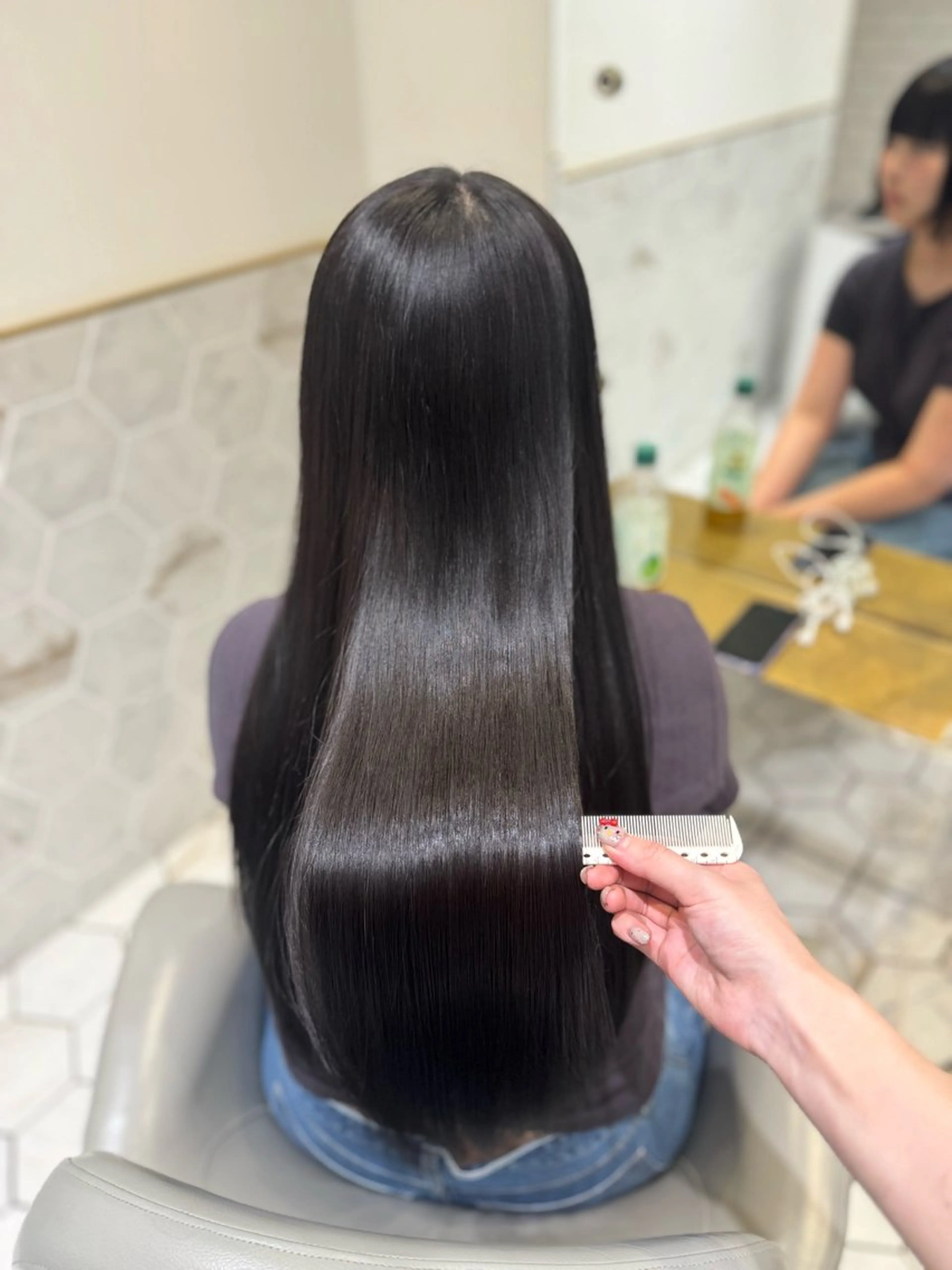 ロング カラー ヘアカラー costes 今井芽依のヘアスタイル