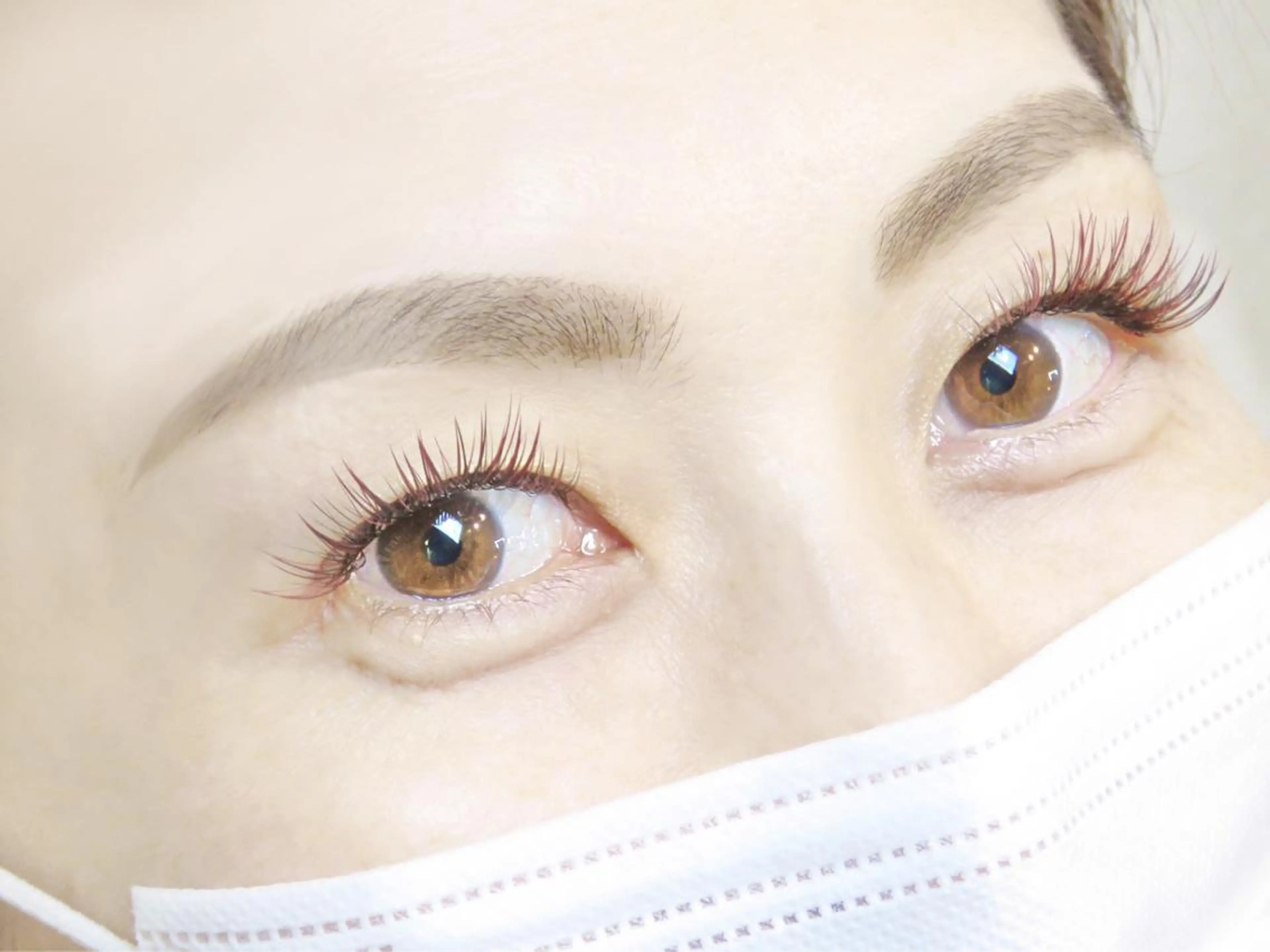 マツエク・マツパ カラーマツエク Jカール cocolush 神楽坂のマツエク・マツパデザイン