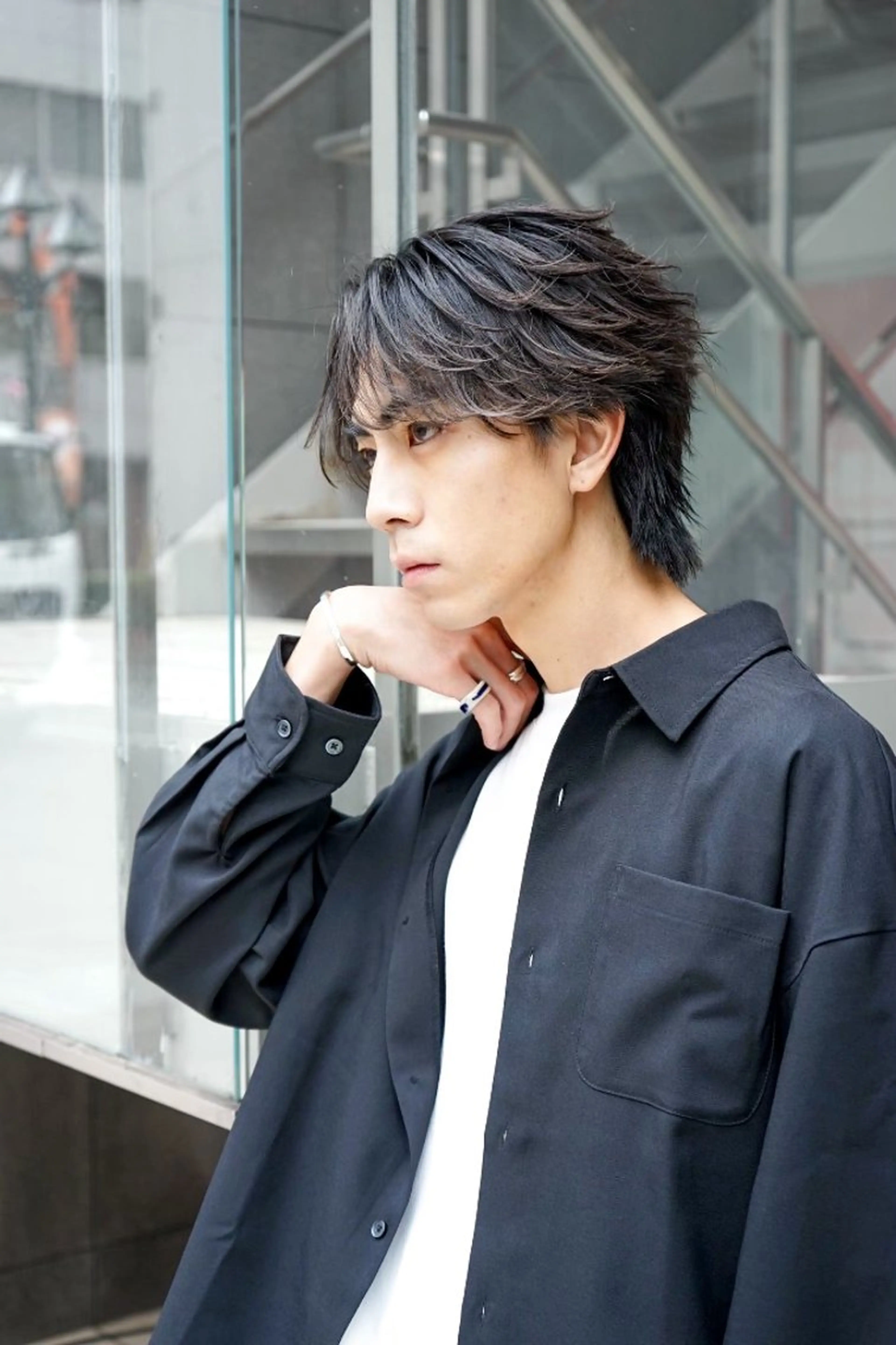 メンズ メンズカット/ ミディアム/ioriのヘアスタイル