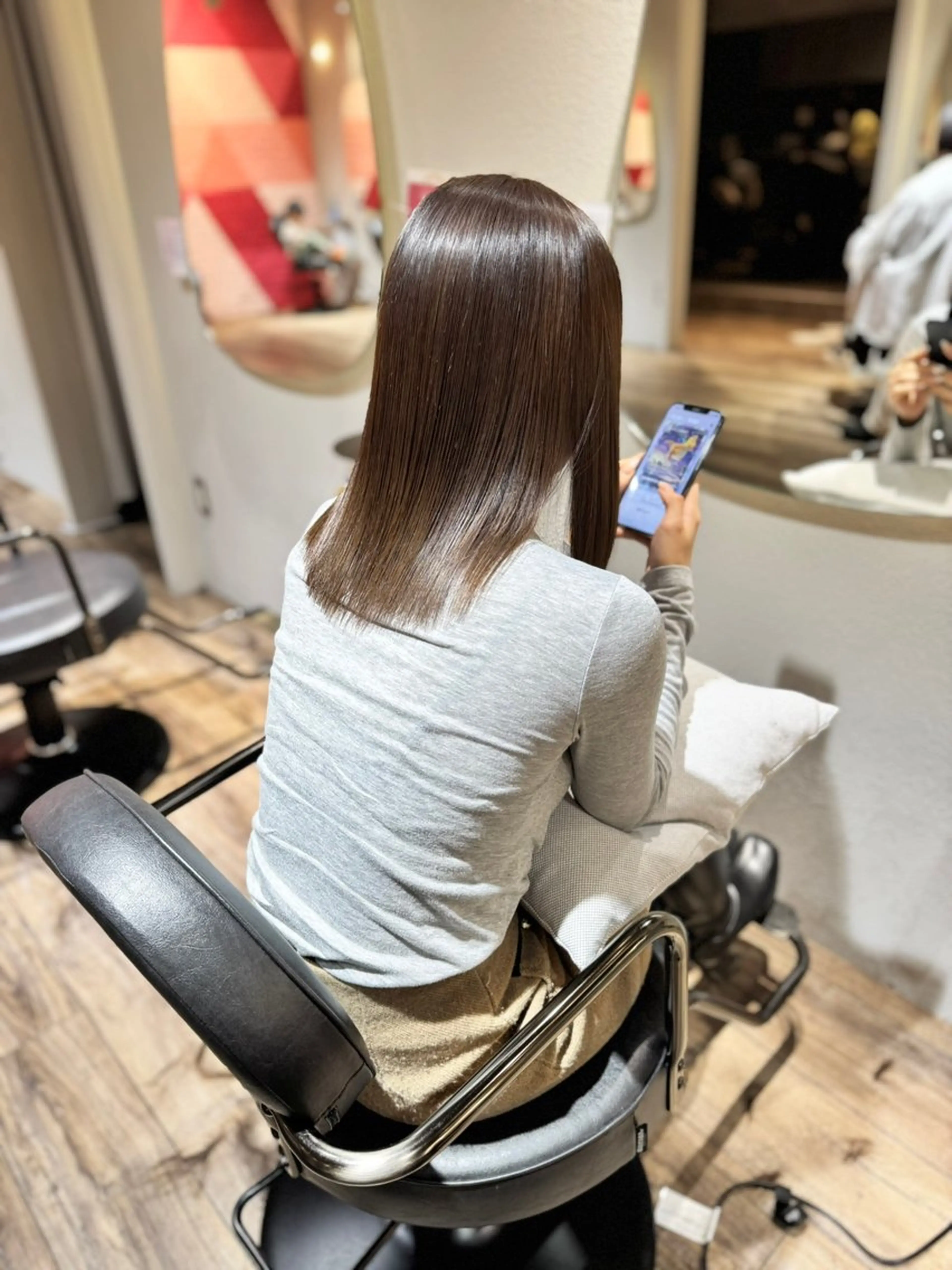 ミディアム カット ヘアカラー 【天満1艶髪】潤艶/ 髪質改善🌹釣本竜哉のヘアスタイル