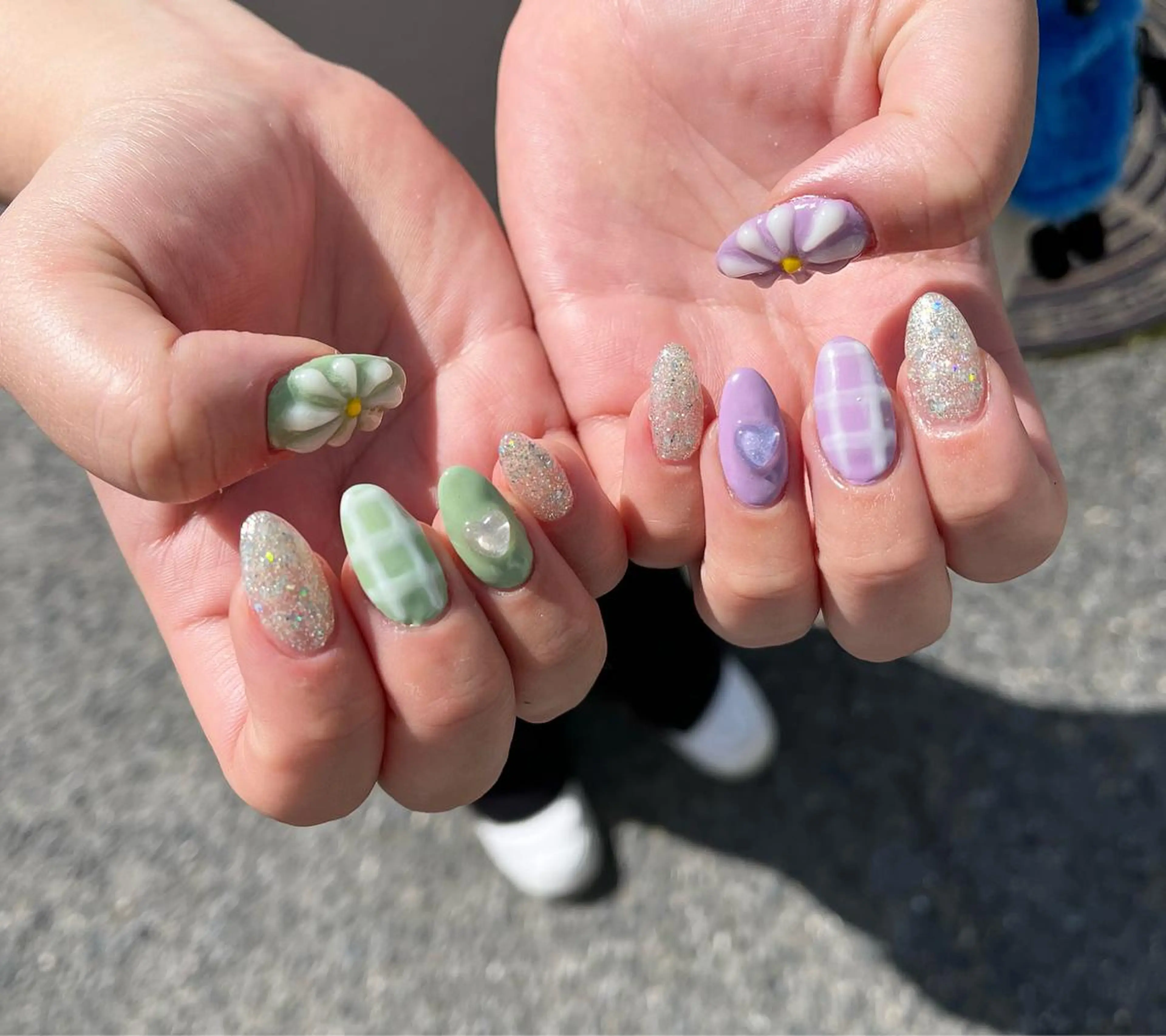 ネイル ぷっくりネイル 春ネイル #Amin所属・#Amin nail salonのネイルデザイン