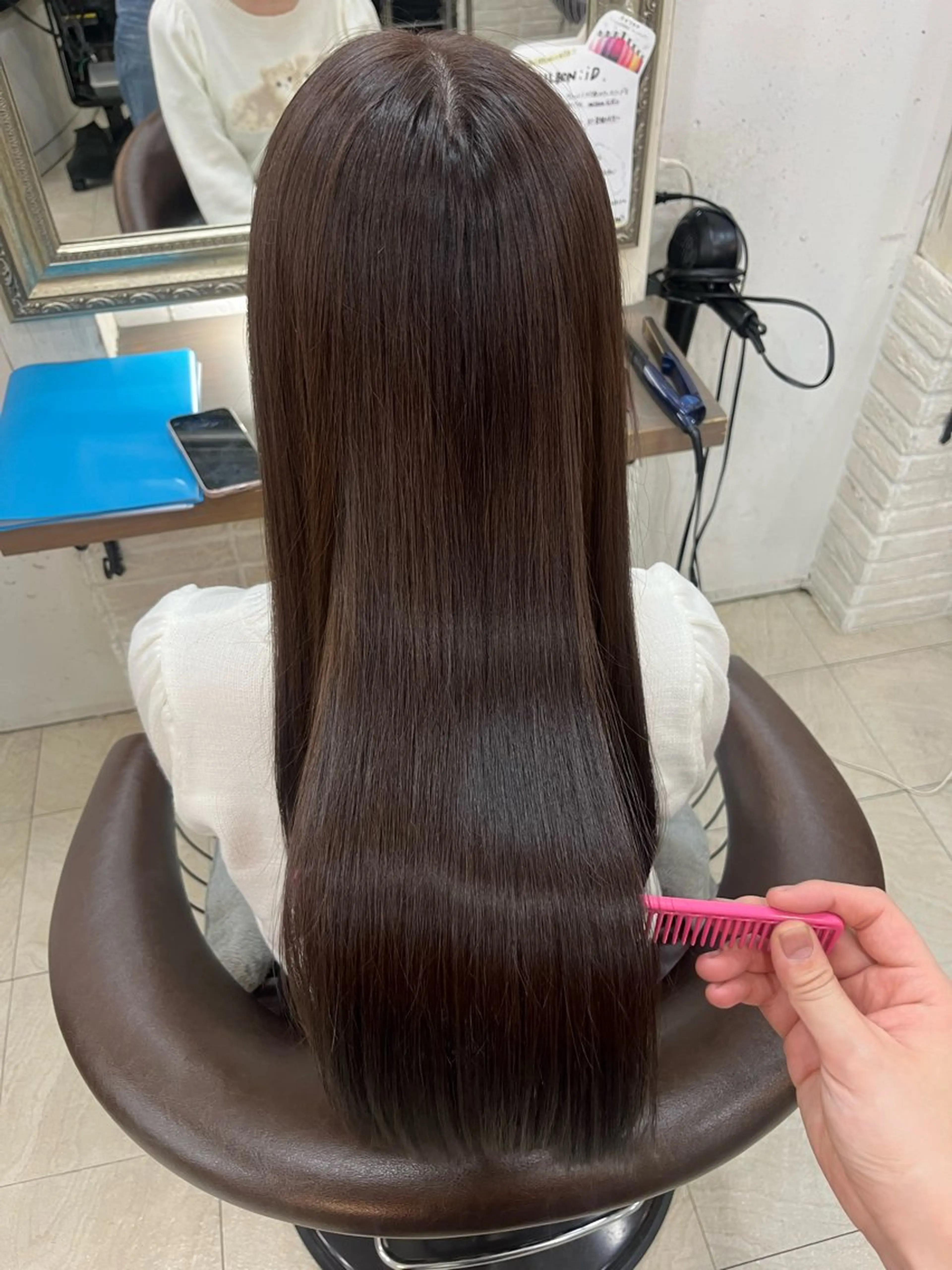 ロング トリートメント 兒玉/透明感カラー 髪質改善のヘアスタイル