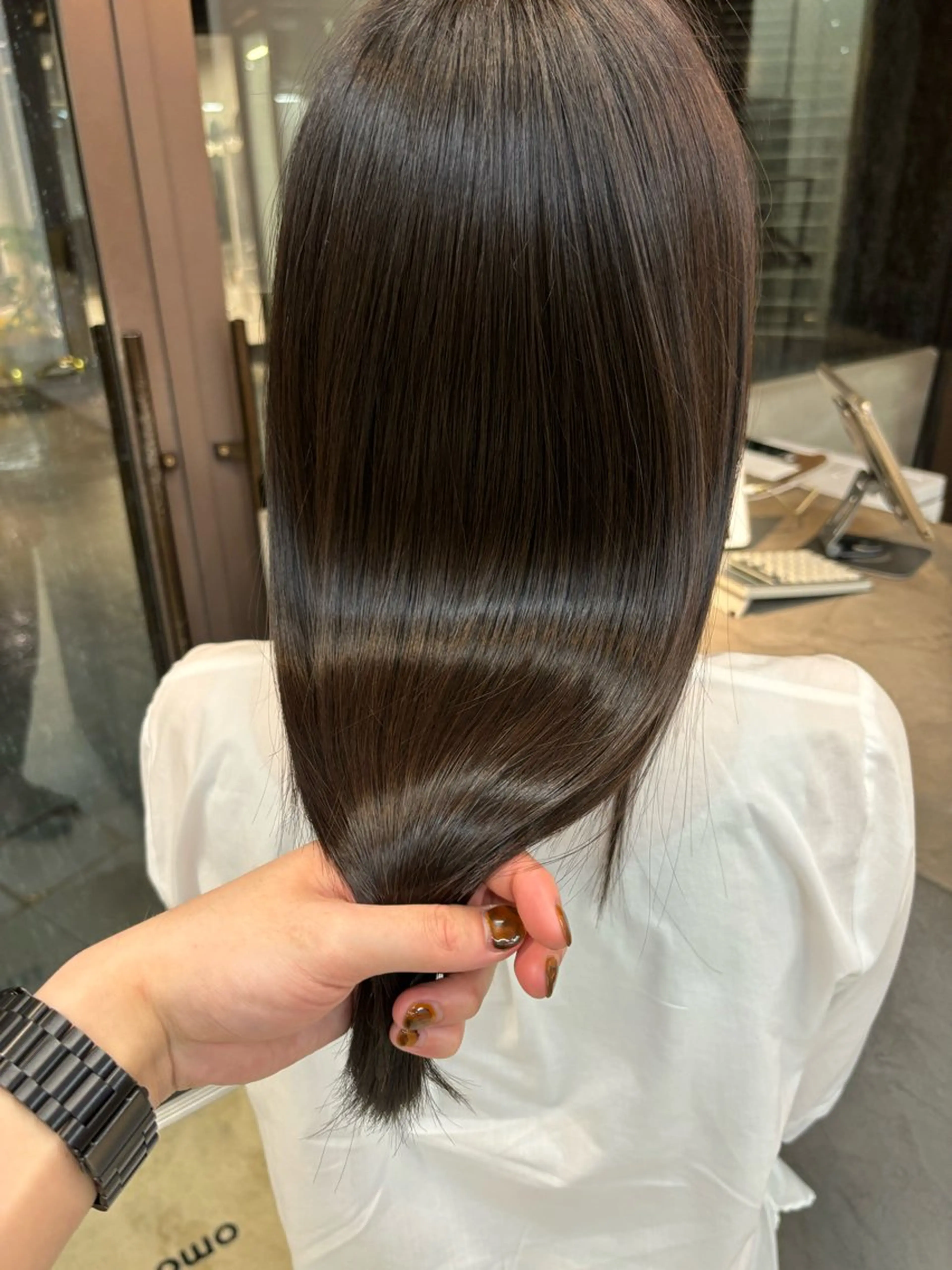 ロング 髪質改善 トリートメント 艶髪ストレート/ 理美容師/ショウキのヘアスタイル