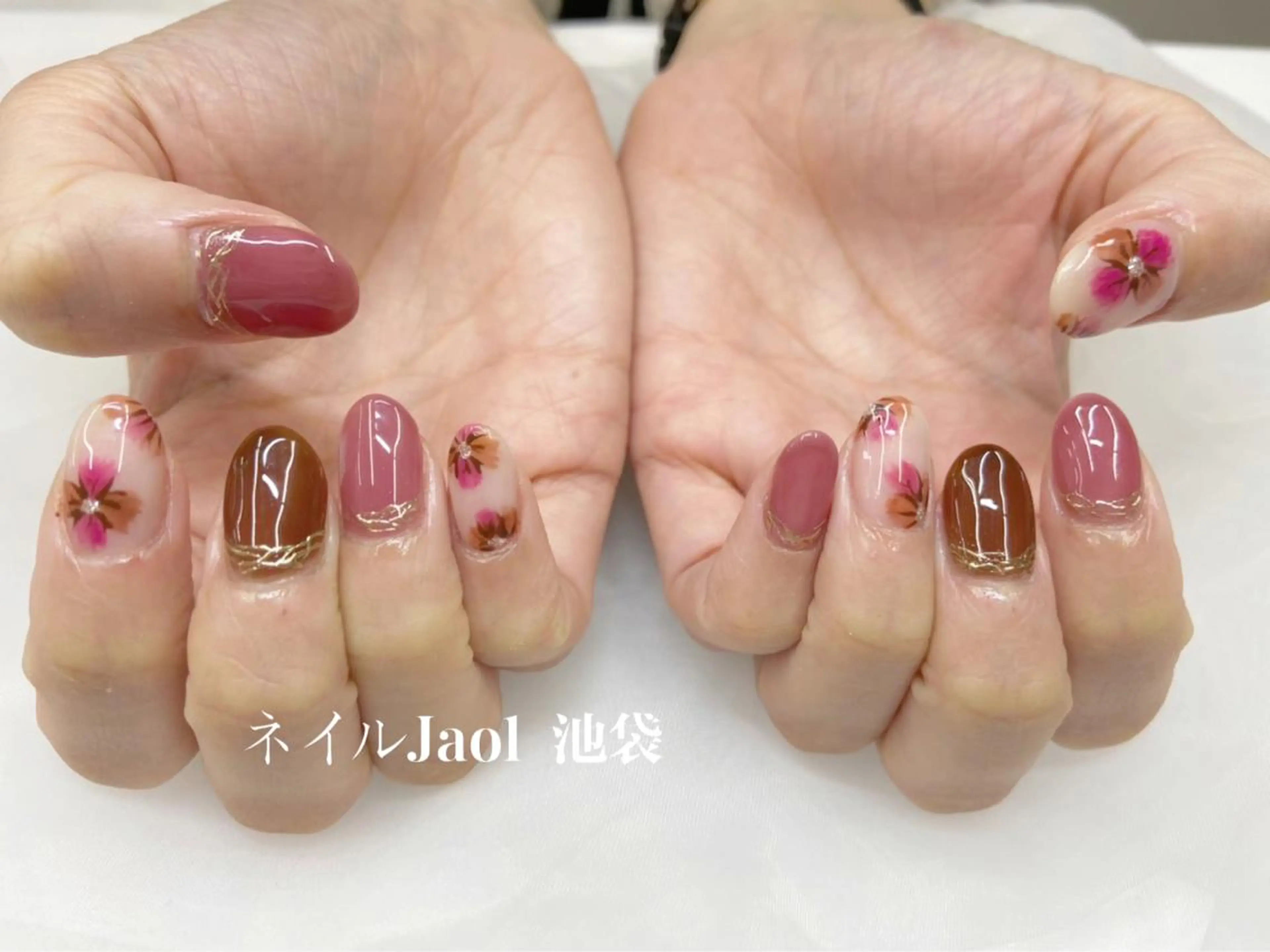 ミディアム nail jaol池袋店所属・ネイルJaol 池袋のネイルデザイン