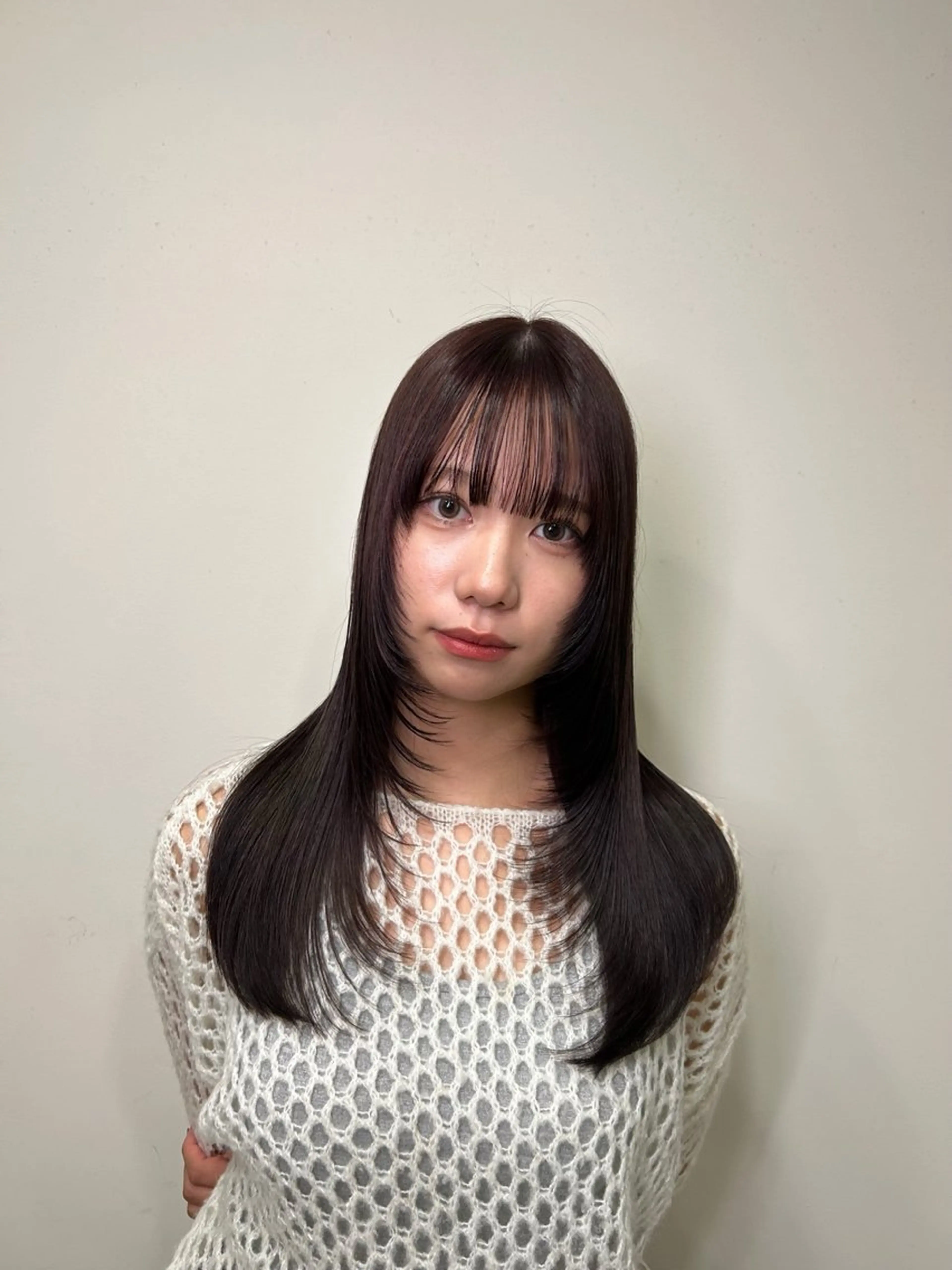 セミロング チナツ/透明感カラー /酸性縮毛のヘアスタイル